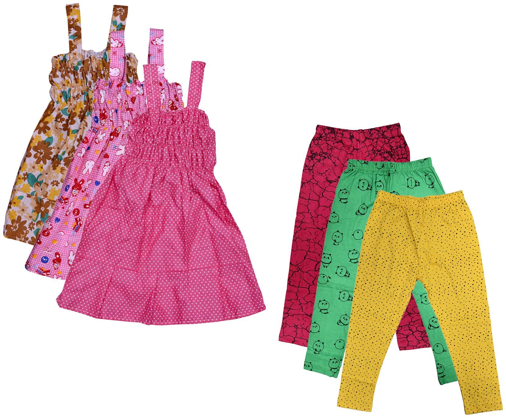 

Kavya Girl Cotton Top Bottom Set - Multi