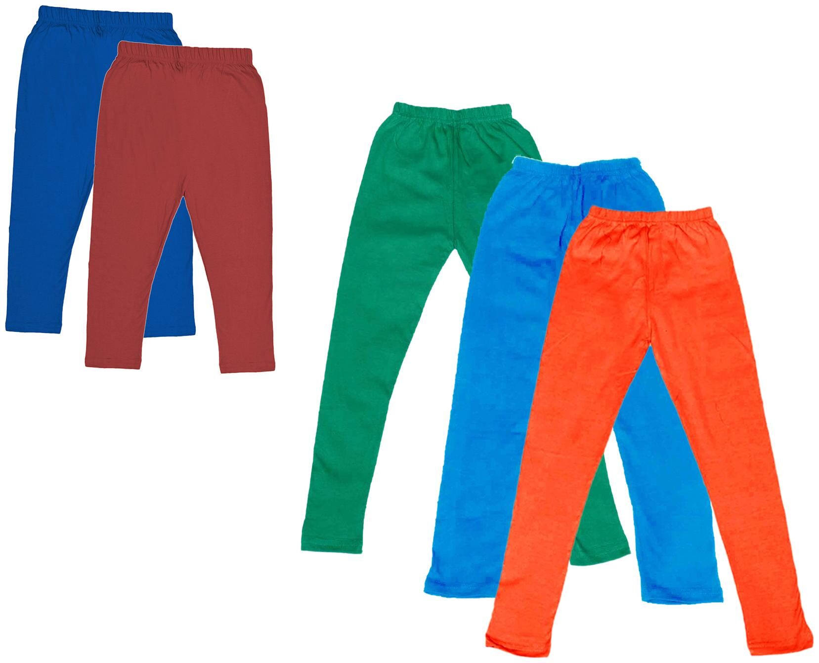 

Kavya Girl Cotton Solid Capri - Multi