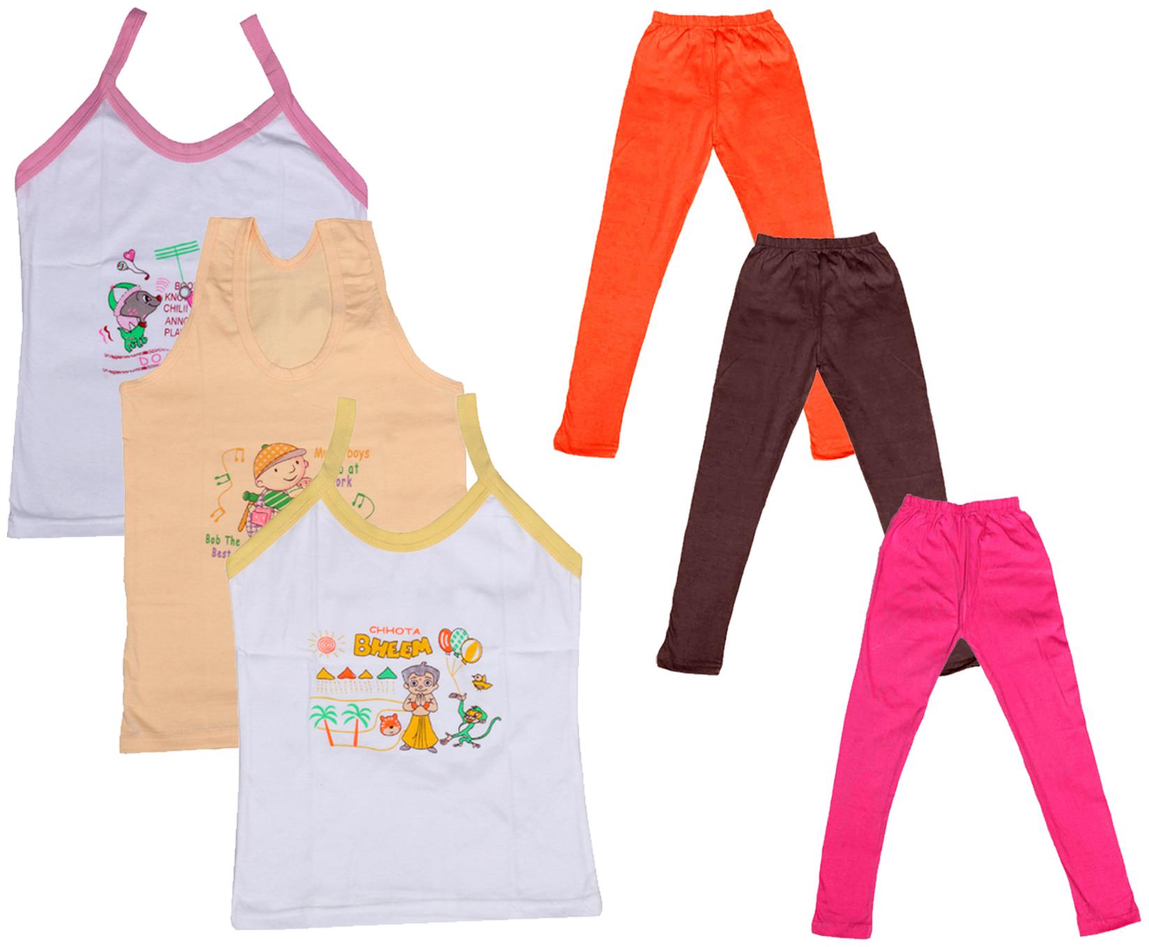 

Kavya Girl Cotton Top Bottom Set - Multi