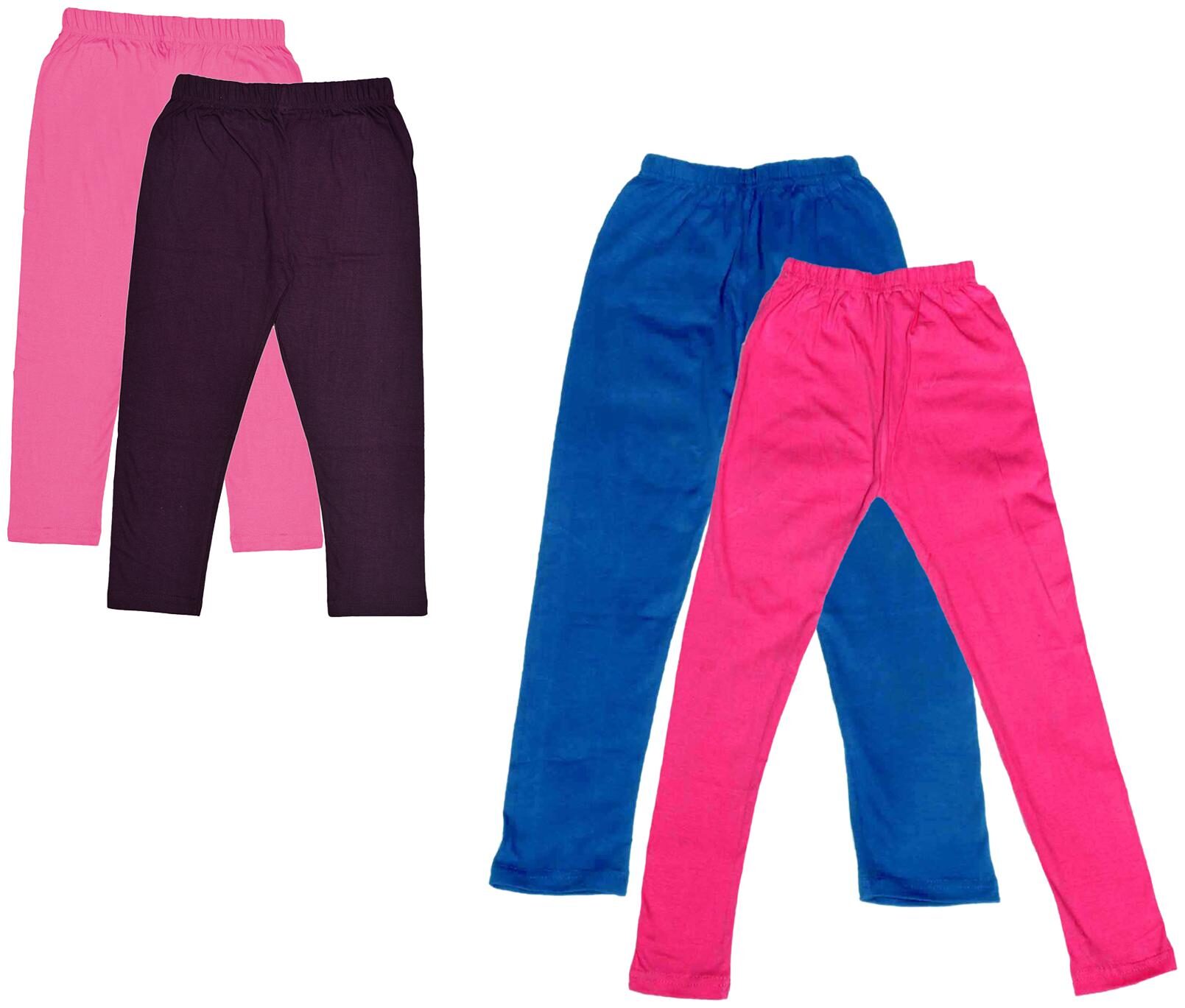 

Kavya Girl Cotton Solid Capri - Multi