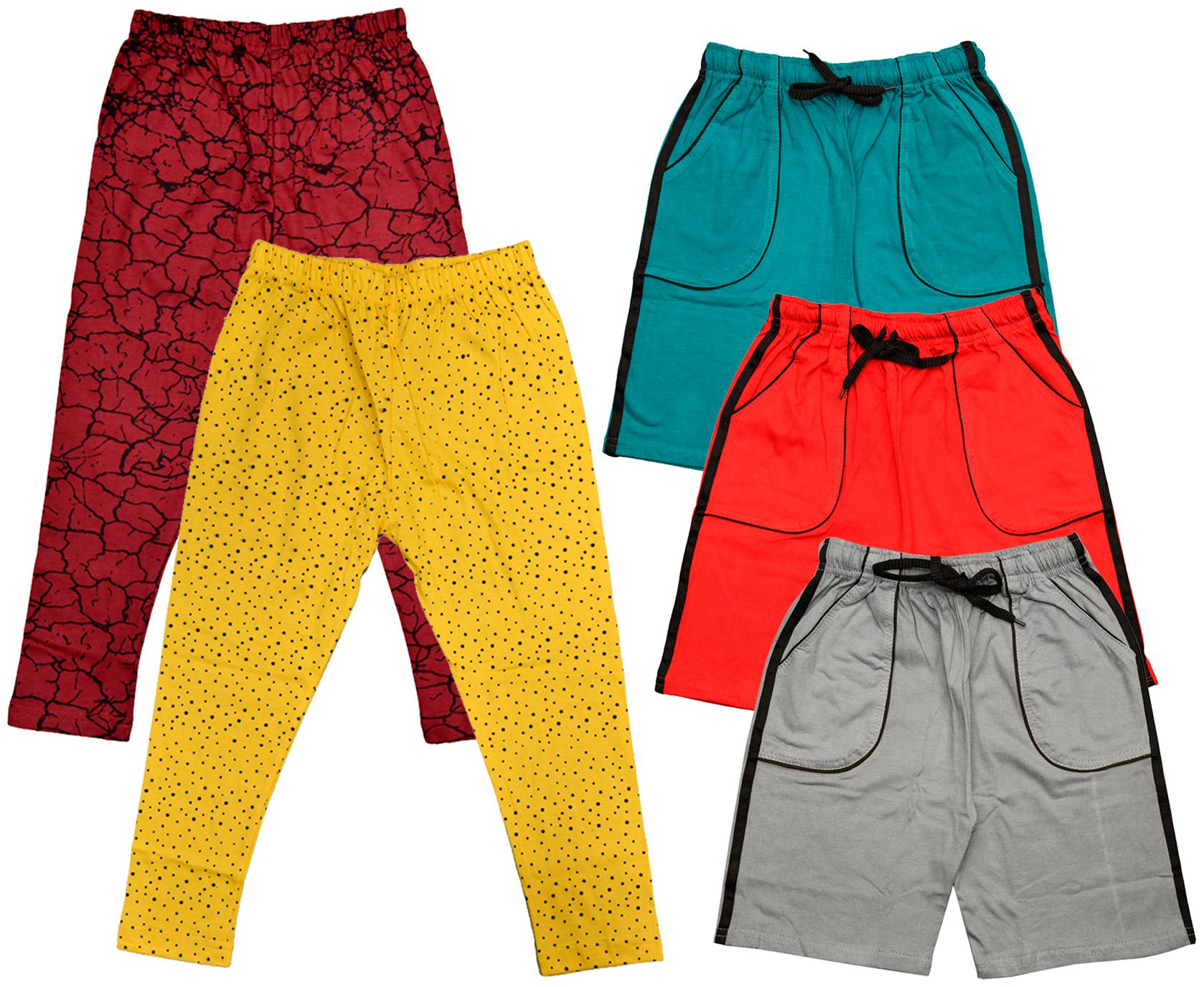 

Kavya Girl Cotton Printed Capri - Multi