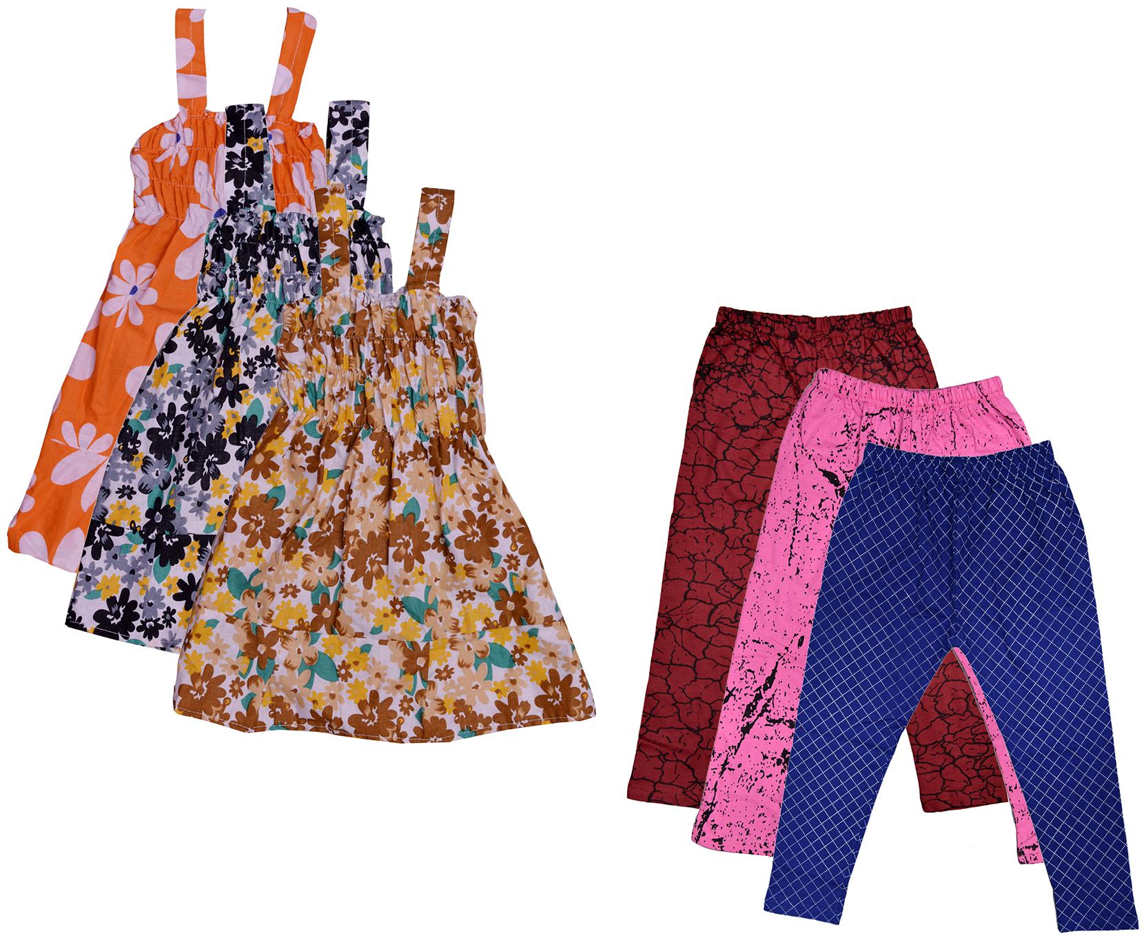 

Kavya Girl Cotton Top Bottom Set - Multi
