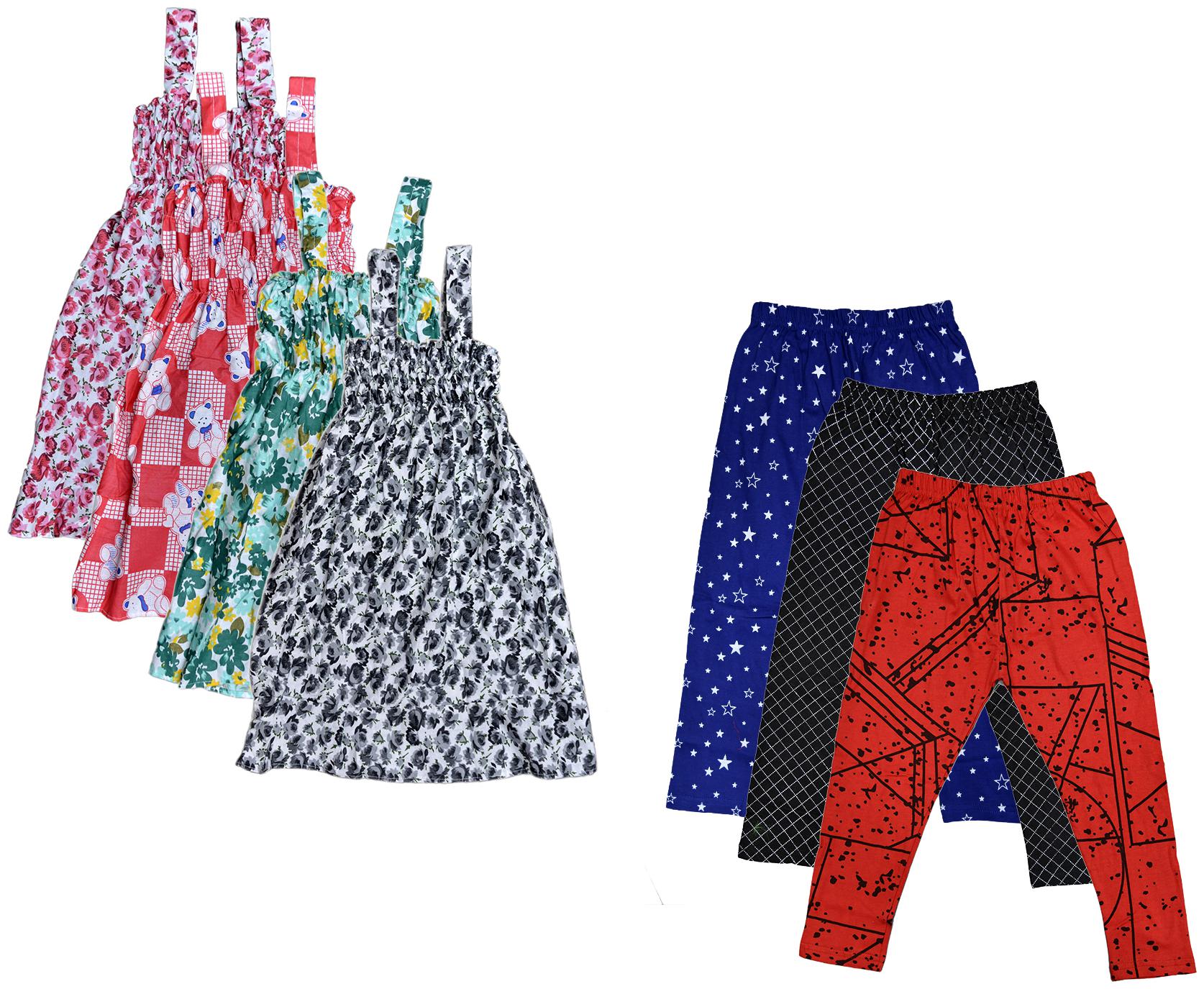 

Kavya Girl Cotton Top Bottom Set - Multi