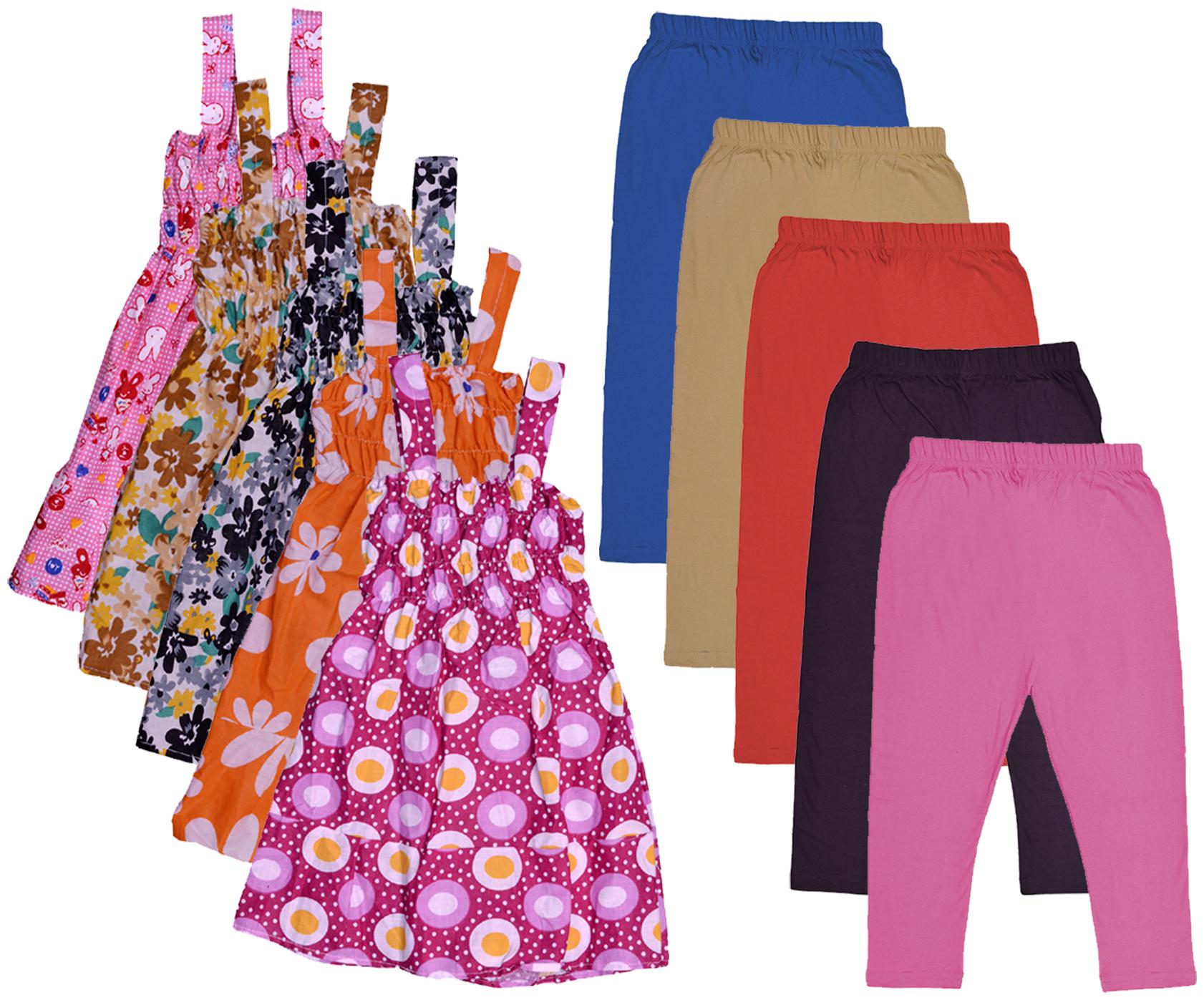 

Kavya Girl Cotton Top Bottom Set - Multi