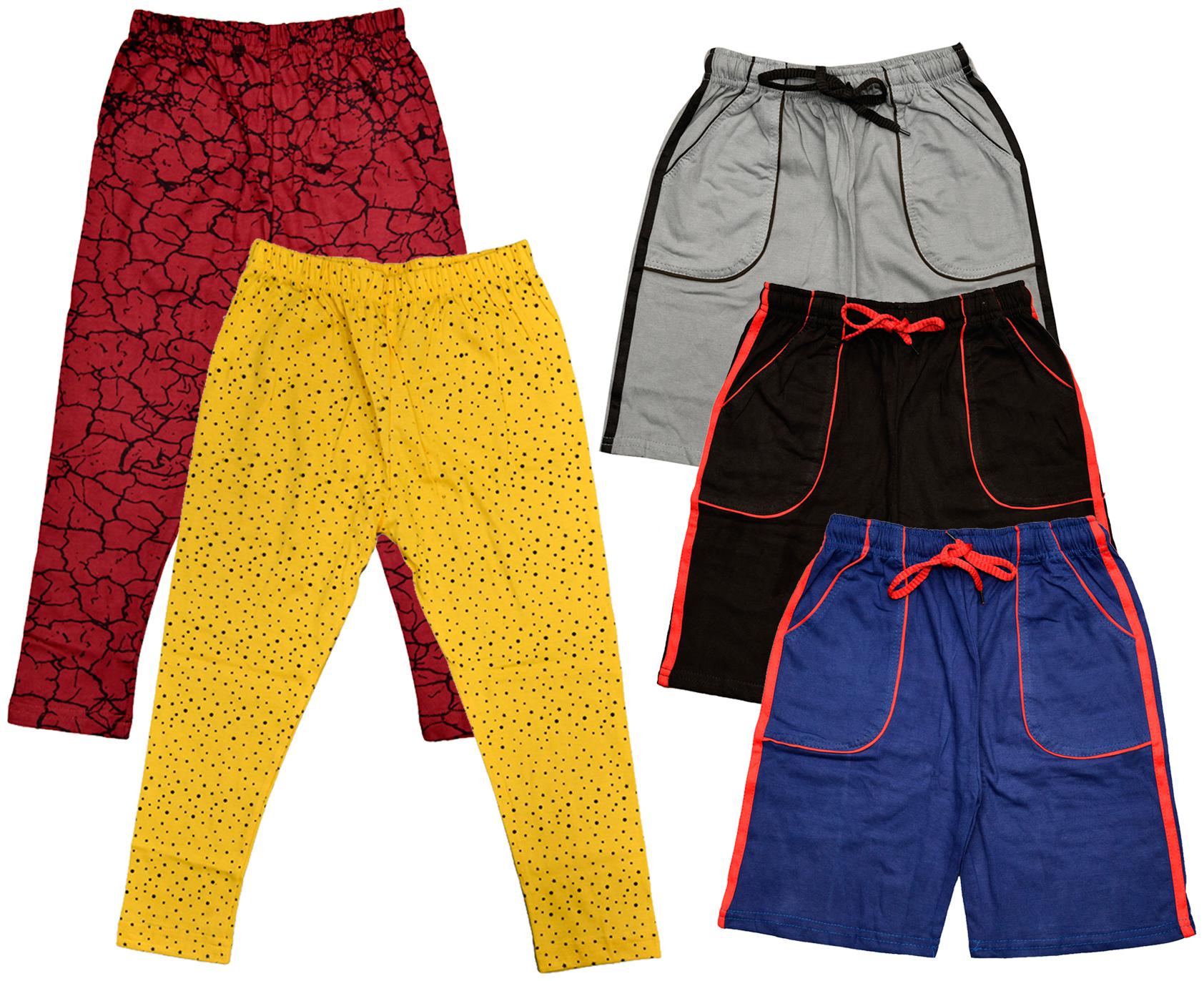 

Kavya Girl Cotton Printed Capri - Multi