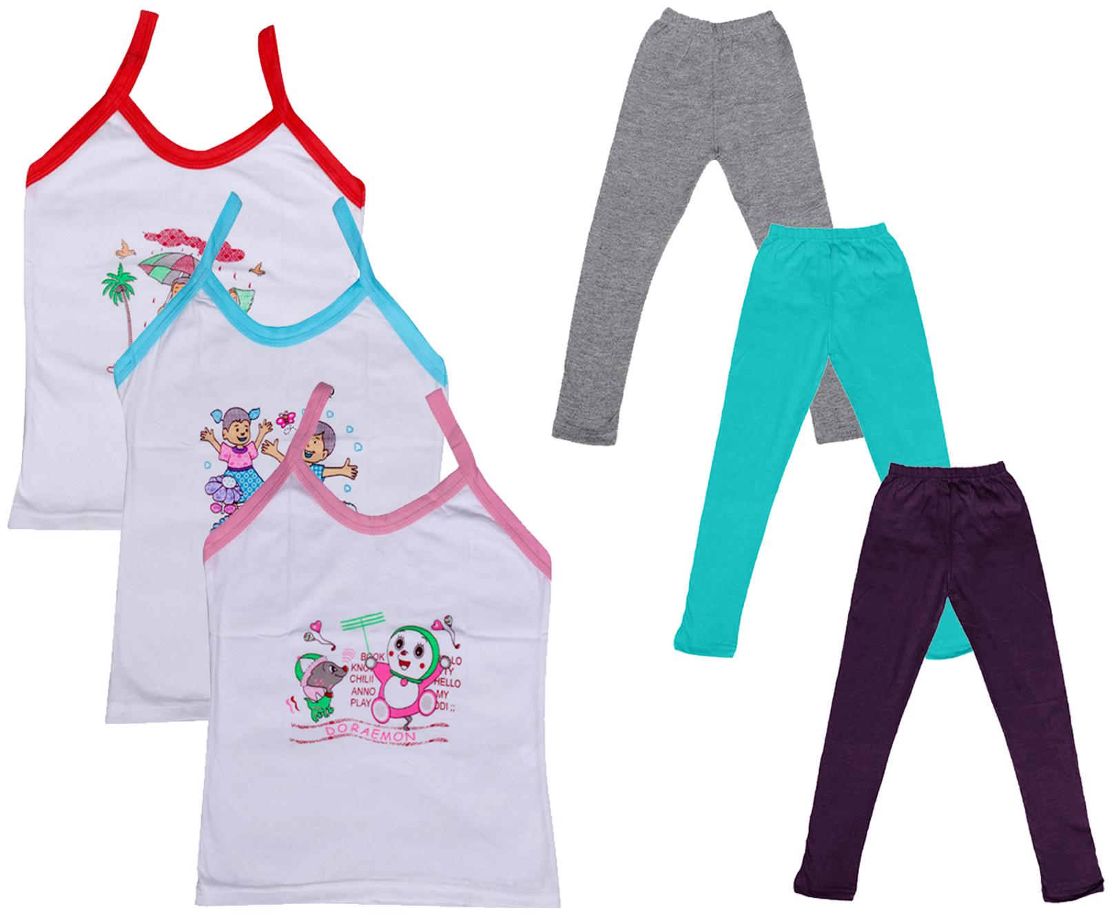 

Kavya Girl Cotton Top Bottom Set - Multi