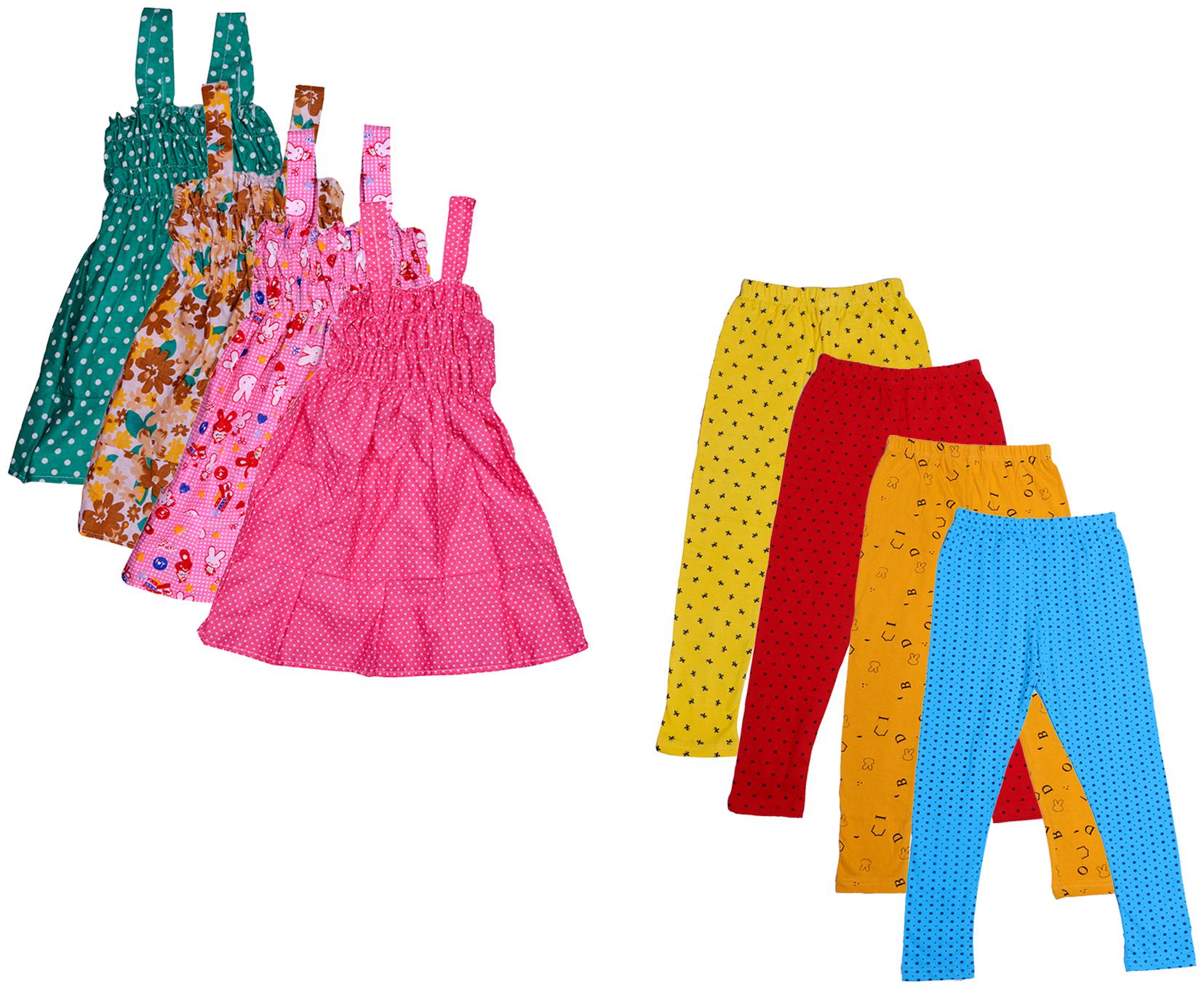 

Kavya Girl Cotton Top Bottom Set - Multi