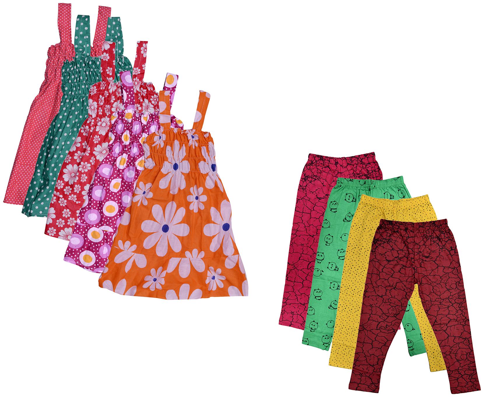 

Kavya Girl Cotton Top Bottom Set - Multi