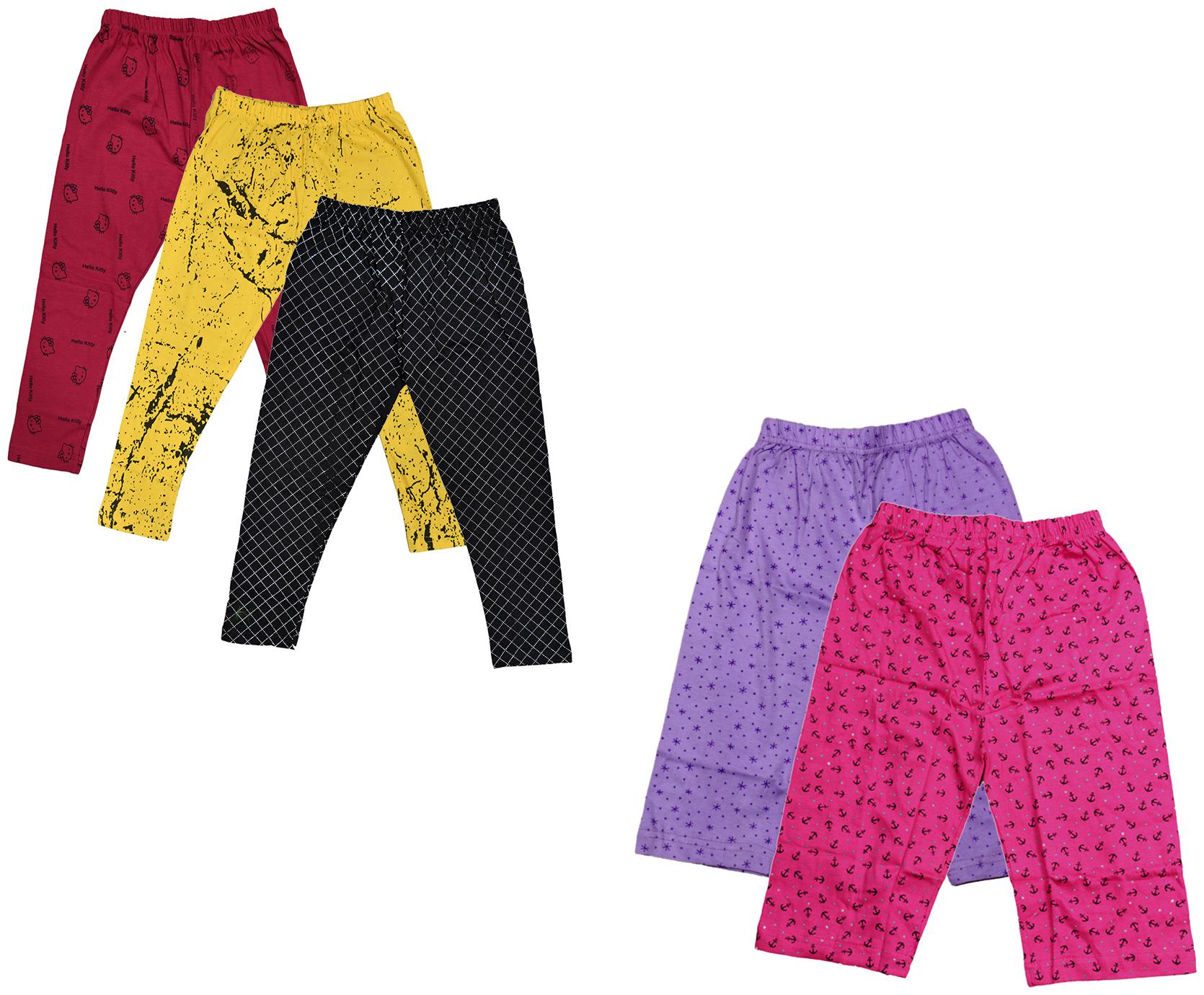 

Kavya Girl Cotton Printed Capri - Multi