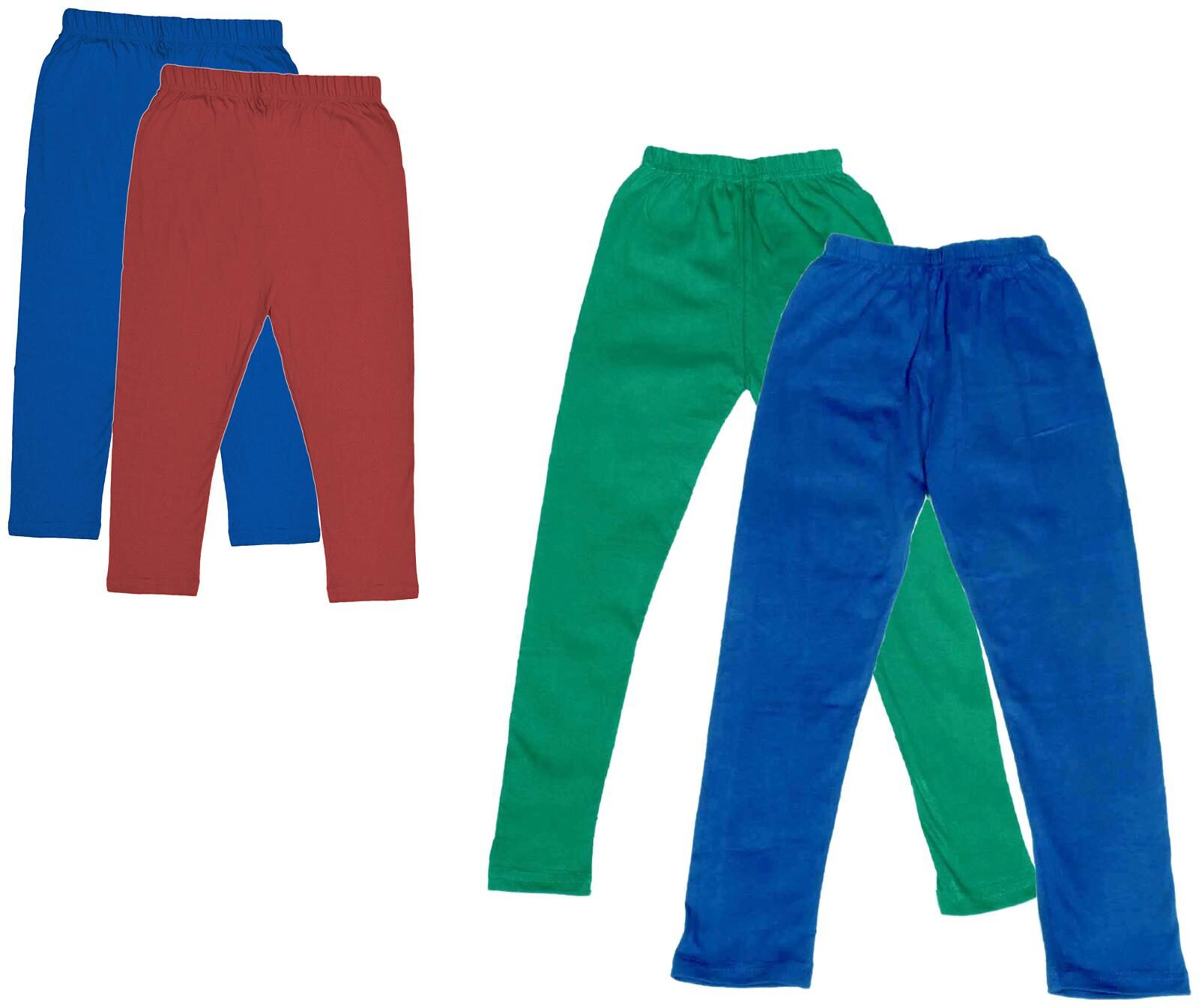

Kavya Girl Cotton Solid Capri - Multi