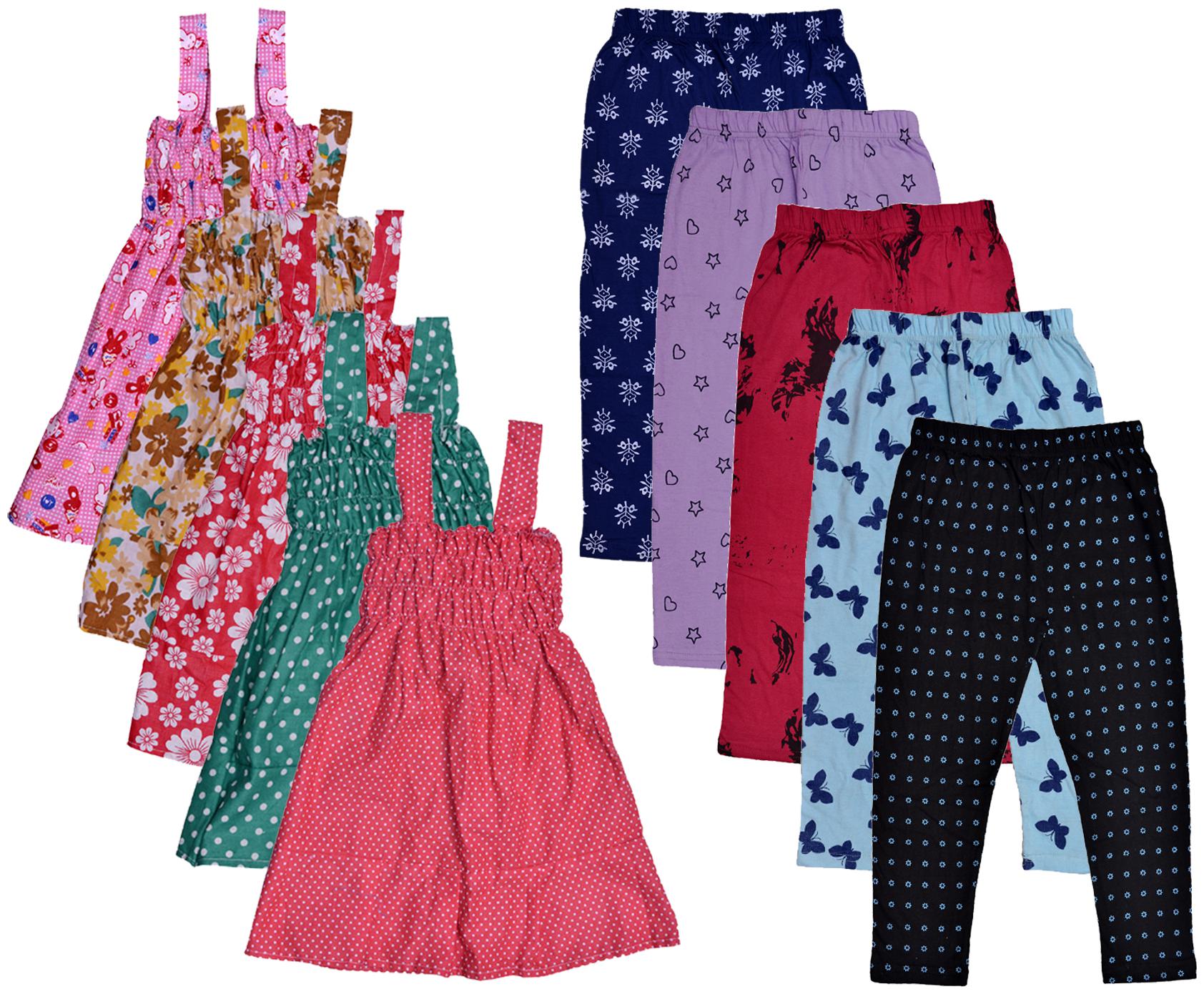 

Kavya Girl Cotton Top Bottom Set - Multi