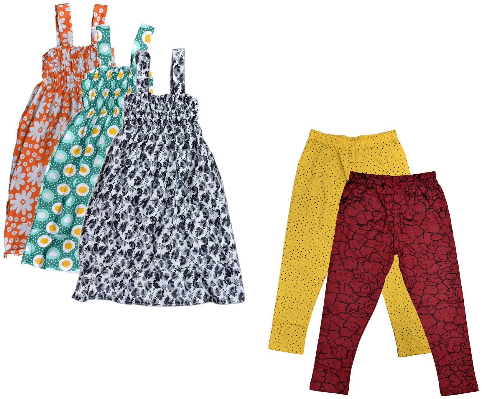

Kavya Girl Cotton Top Bottom Set - Multi