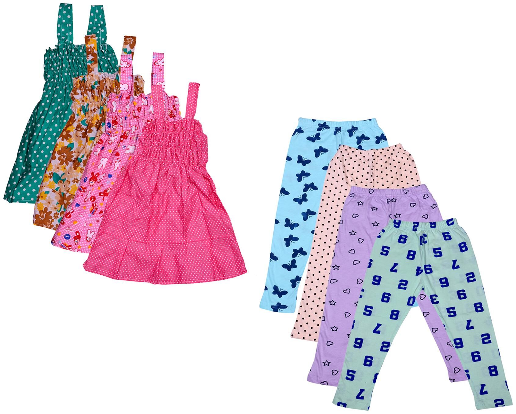 

Kavya Girl Cotton Top Bottom Set - Multi
