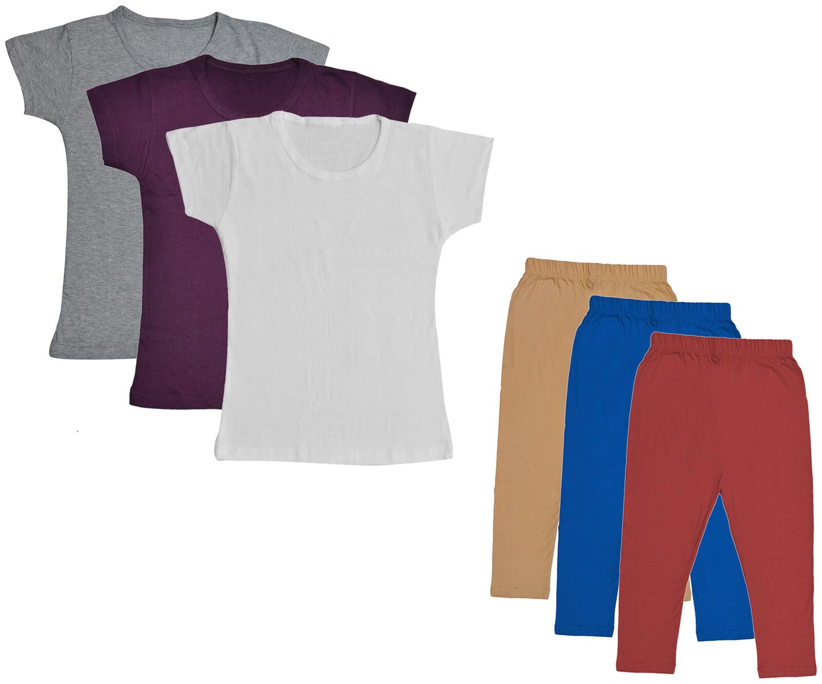 

Kavya Girl Cotton Top Bottom Set - Multi