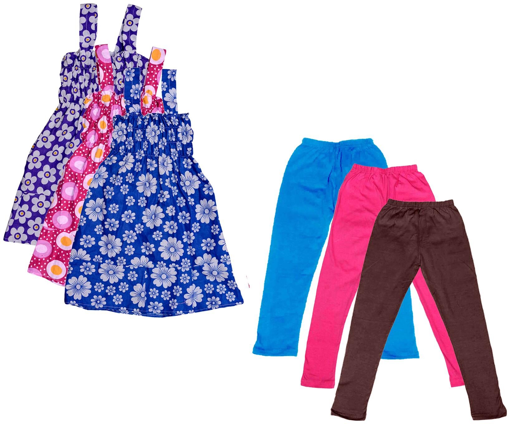 

Kavya Girl Cotton Top Bottom Set - Multi