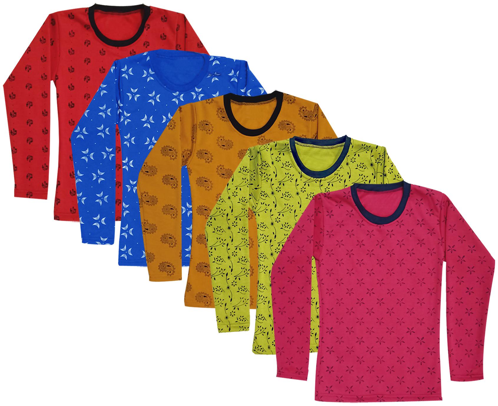 

Kavya Girl Wool Printed T shirt - Multi