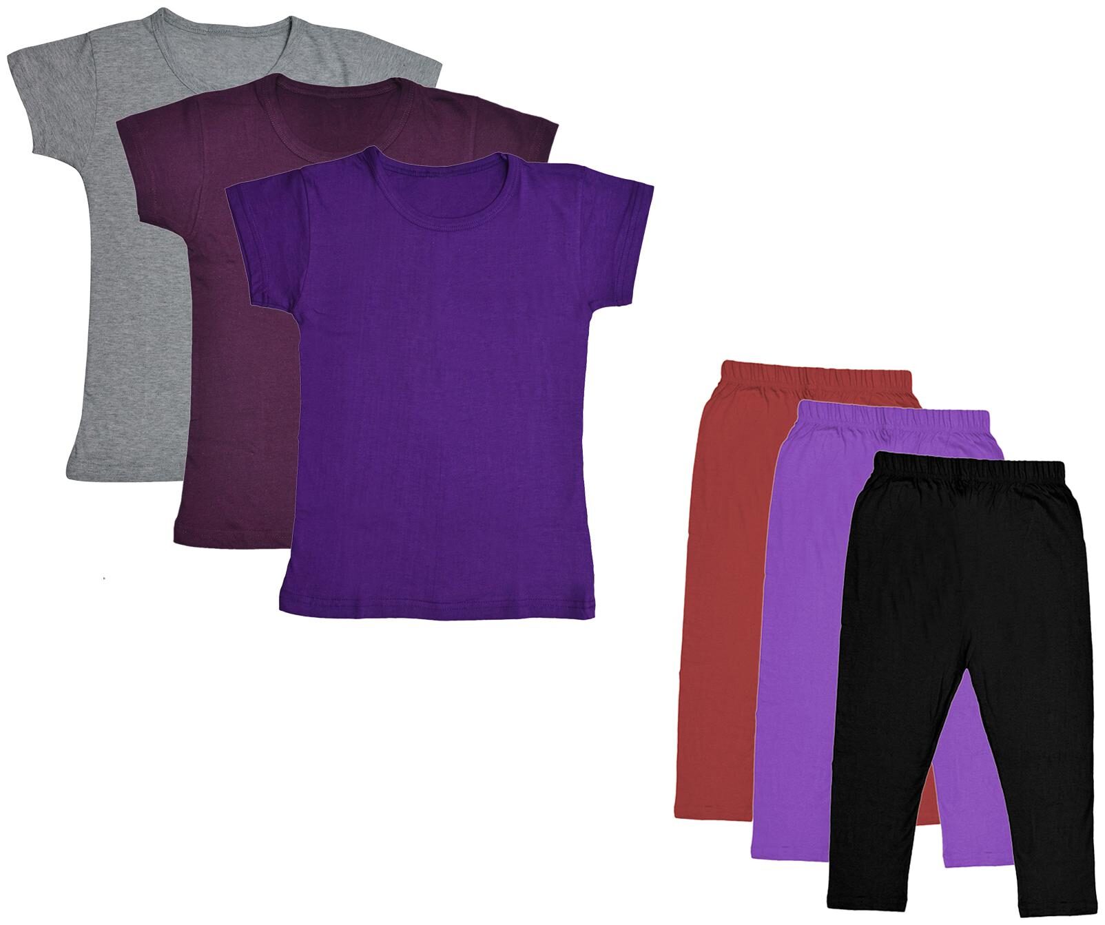 

Kavya Girl Cotton Top Bottom Set - Multi