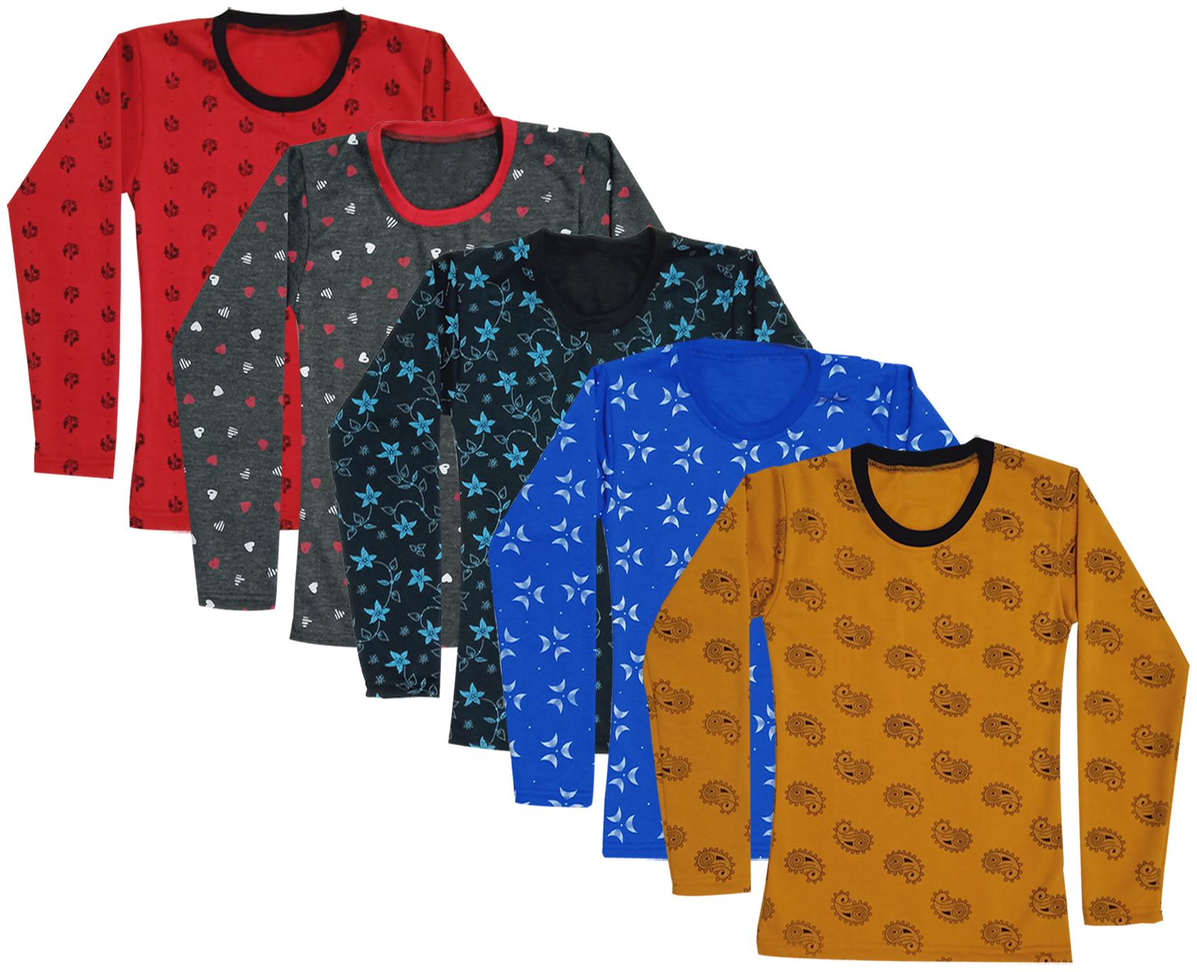 

Kavya Girl Wool Printed T shirt - Multi