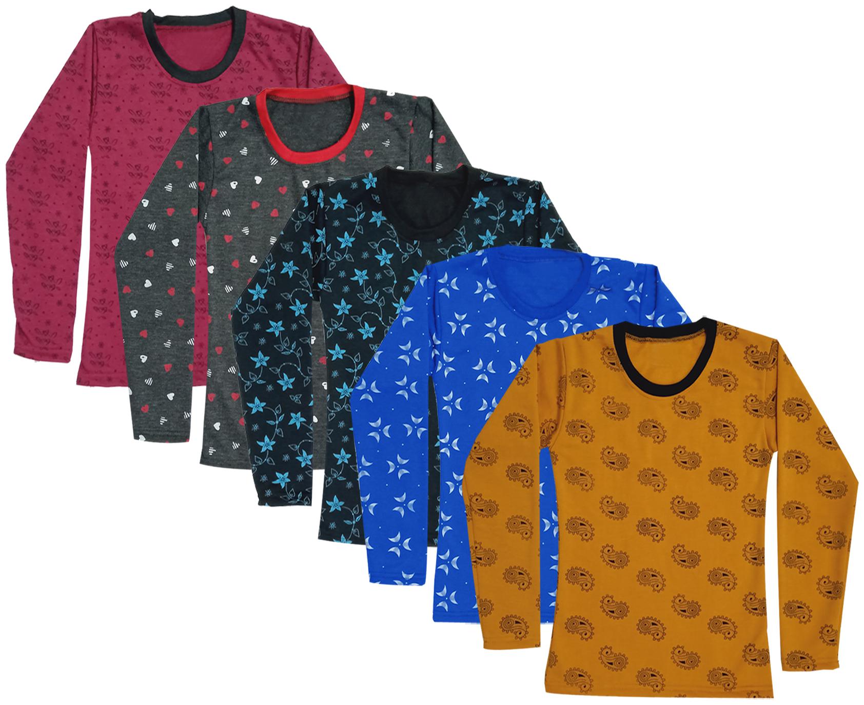 

Kavya Girl Wool Printed T shirt - Multi