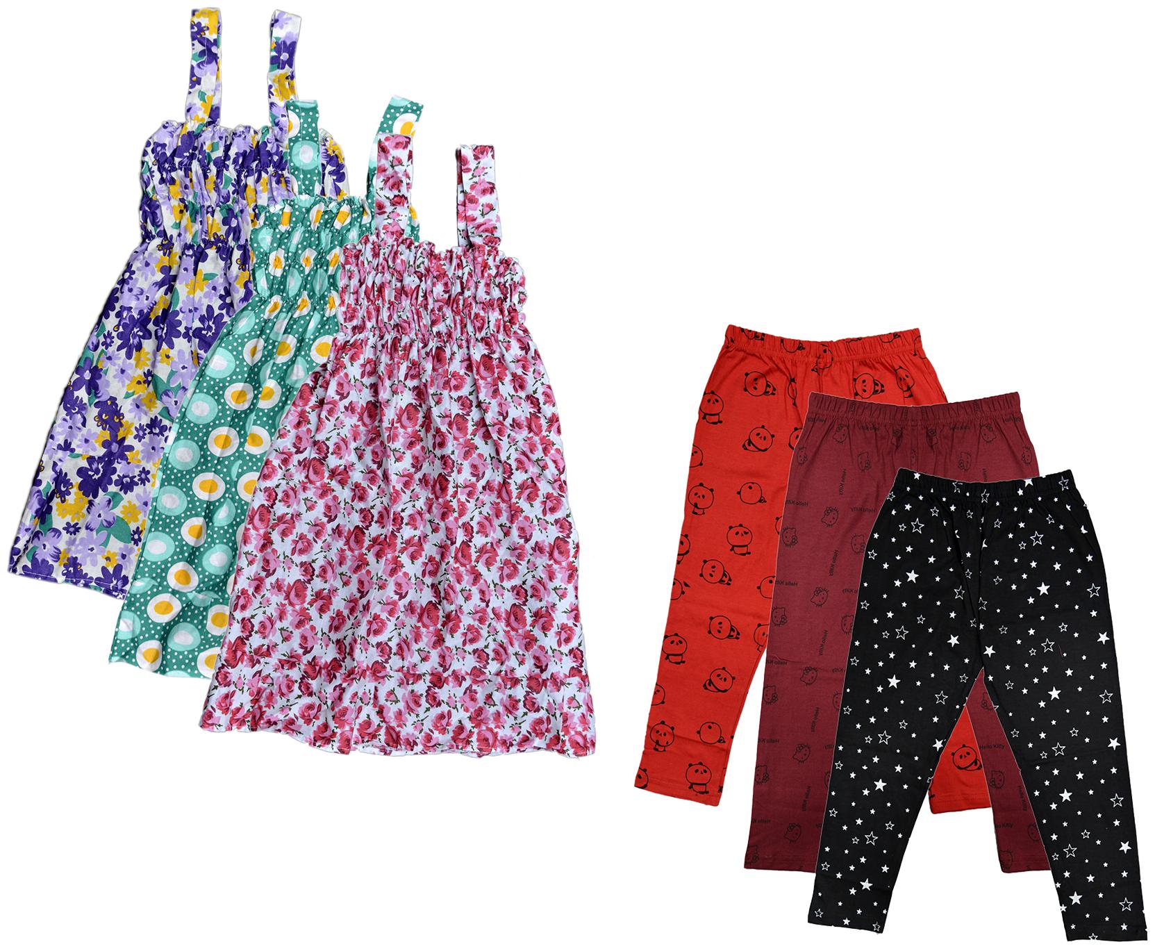 

Kavya Girl Cotton Top Bottom Set - Multi