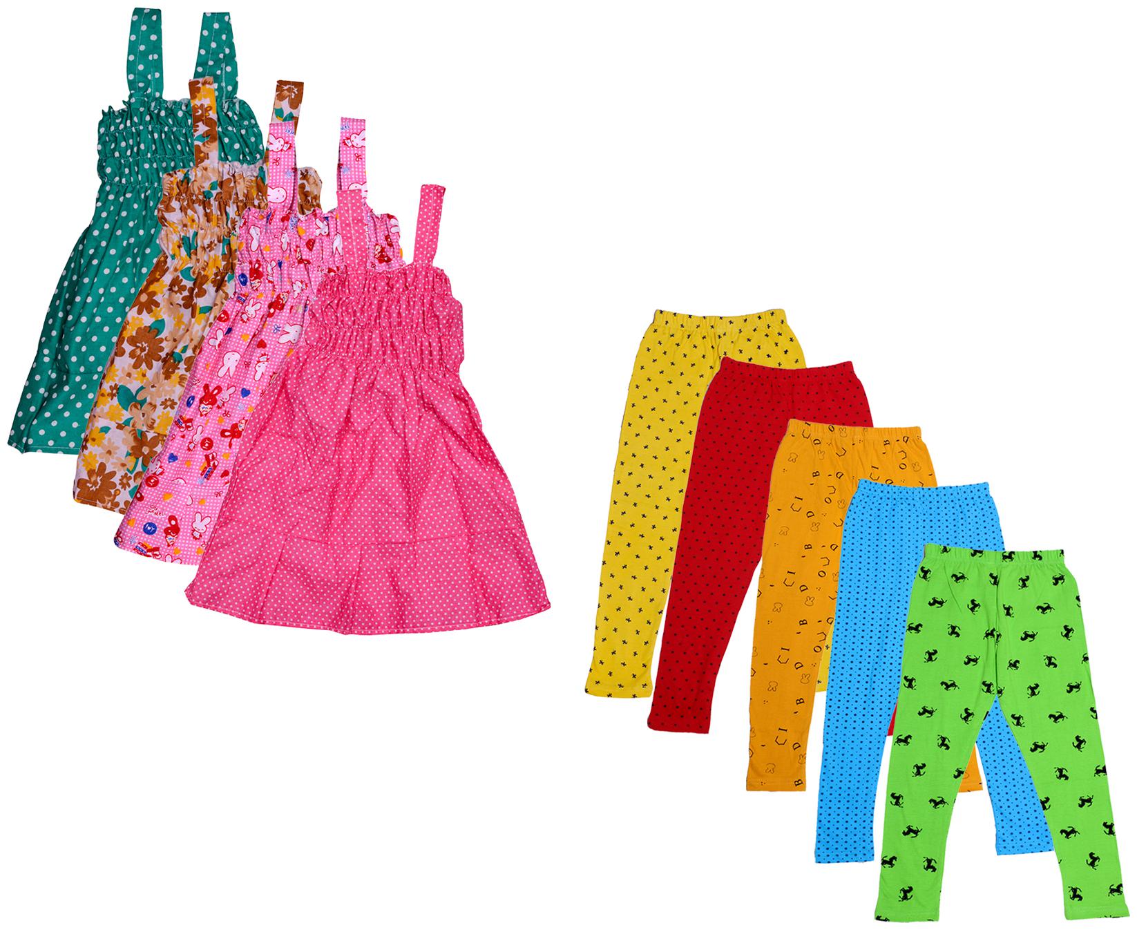 

Kavya Girl Cotton Top Bottom Set - Multi