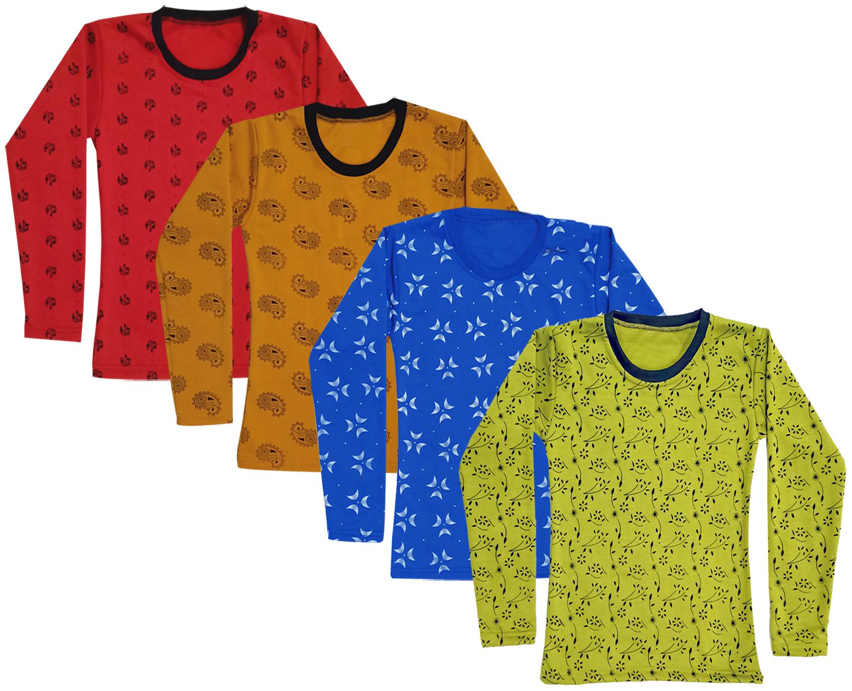 

Kavya Girl Wool Printed T shirt - Multi
