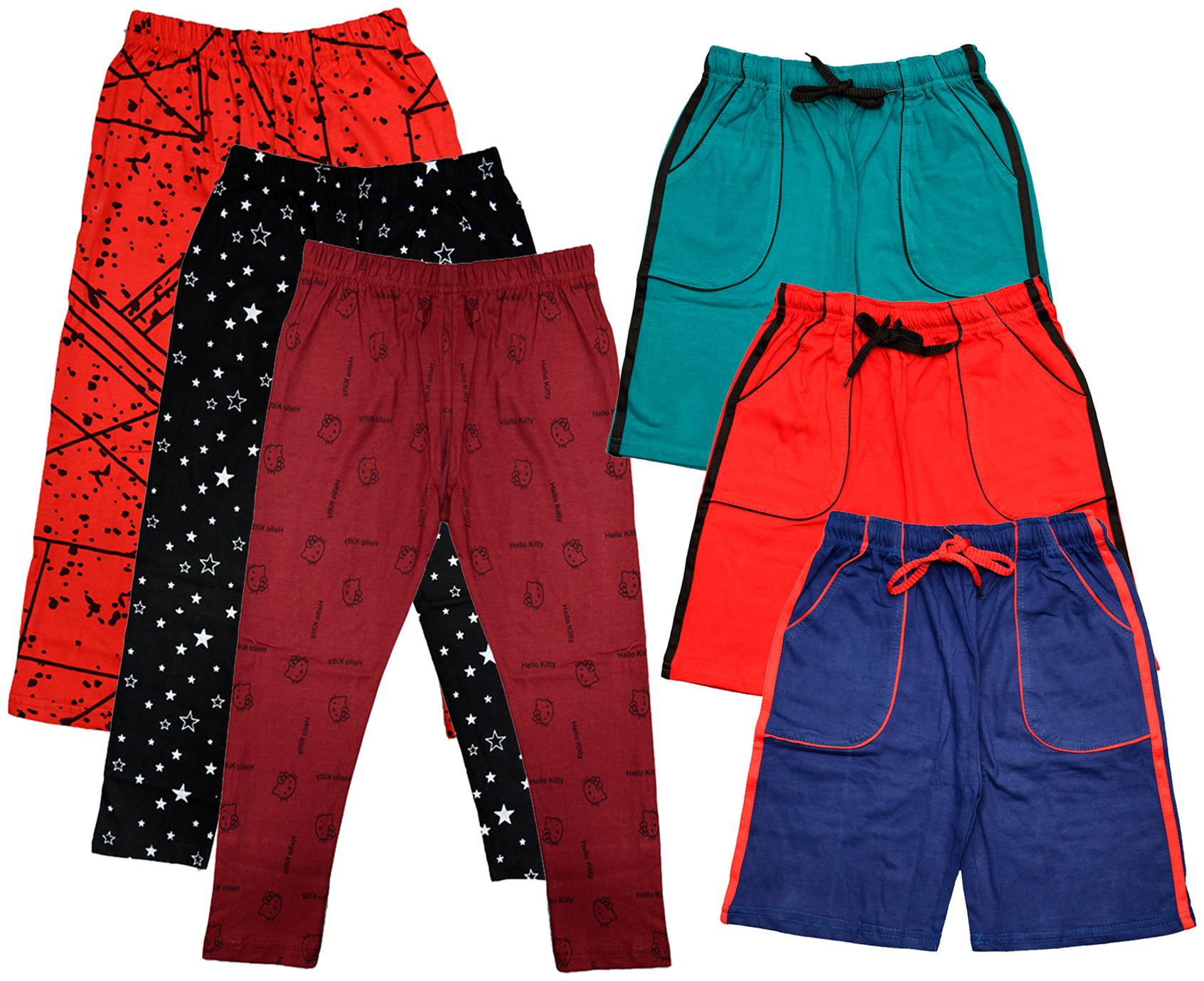 

Kavya Girl Cotton Printed Capri - Multi
