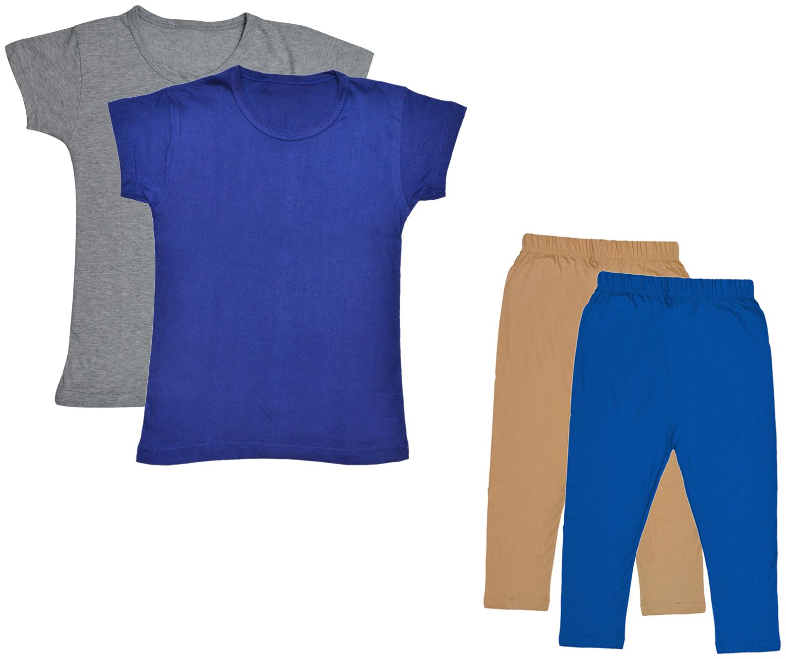 

Kavya Girl Cotton Top Bottom Set - Multi