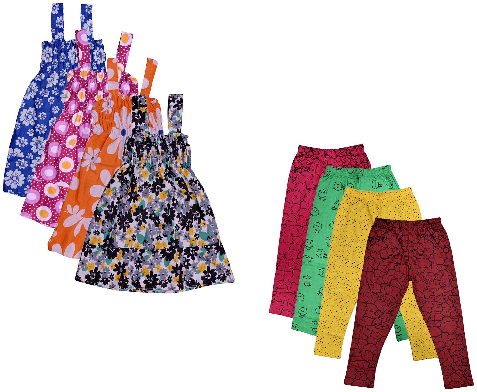 

Kavya Girl Cotton Top Bottom Set - Multi