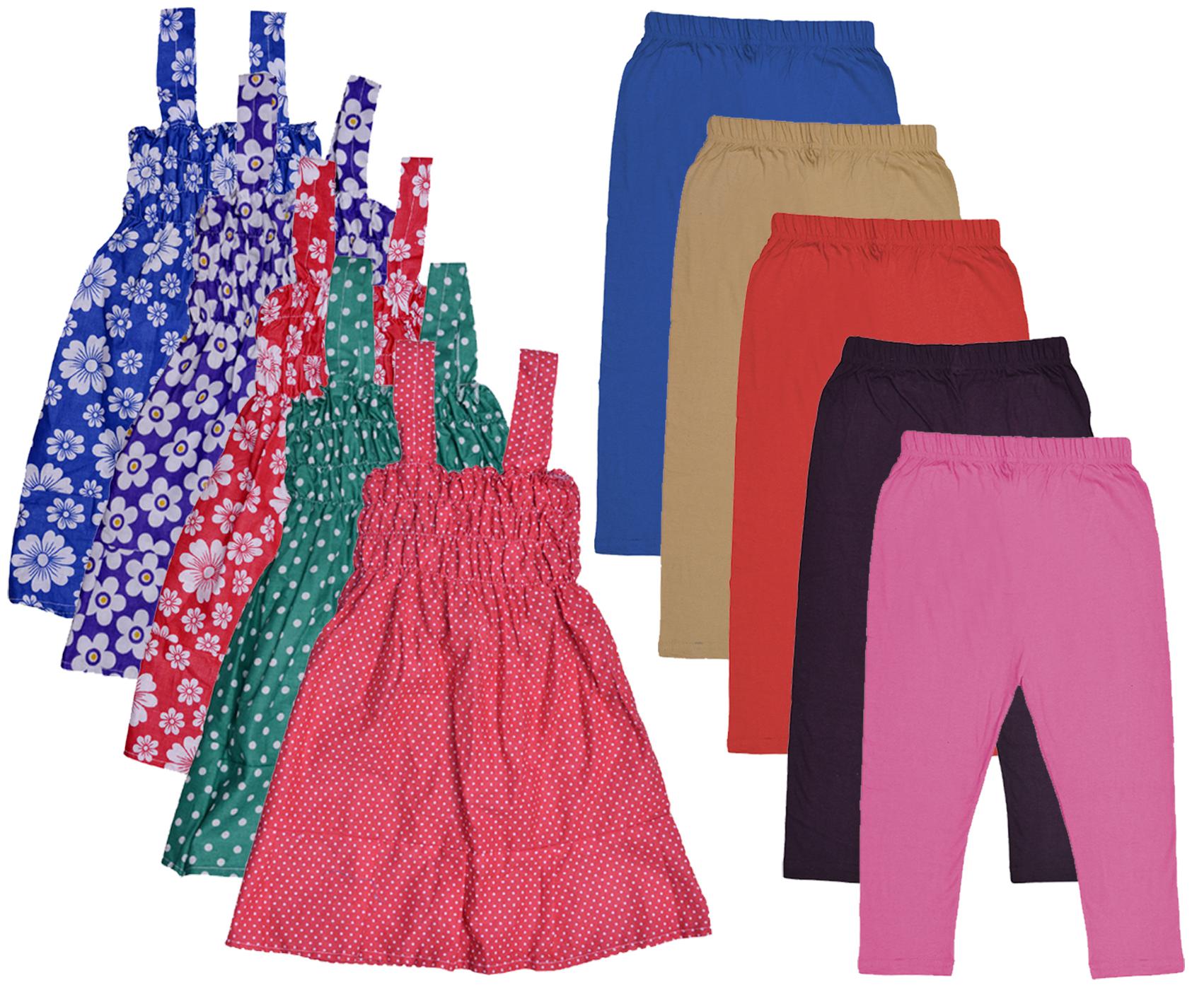 

Kavya Girl Cotton Top Bottom Set - Multi