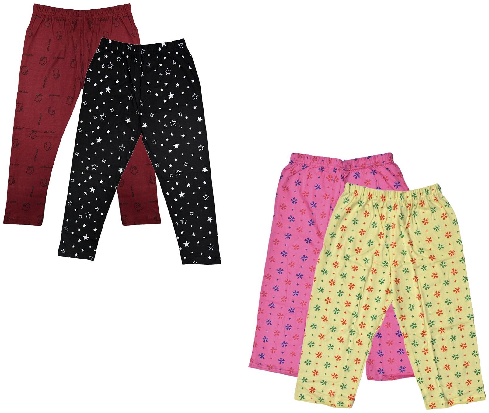 

Kavya Girl Cotton Printed Capri - Multi