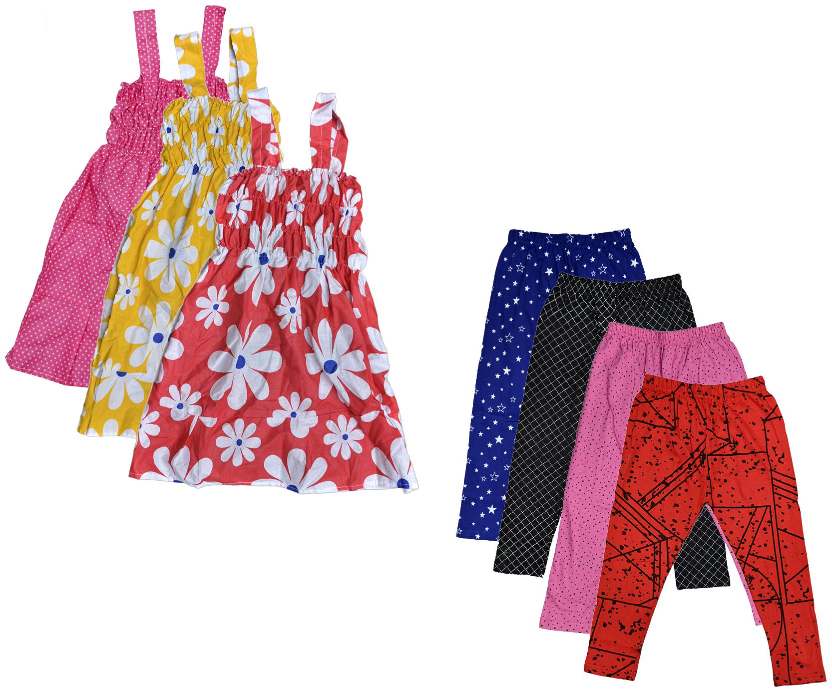 

Kavya Girl Cotton Top Bottom Set - Multi