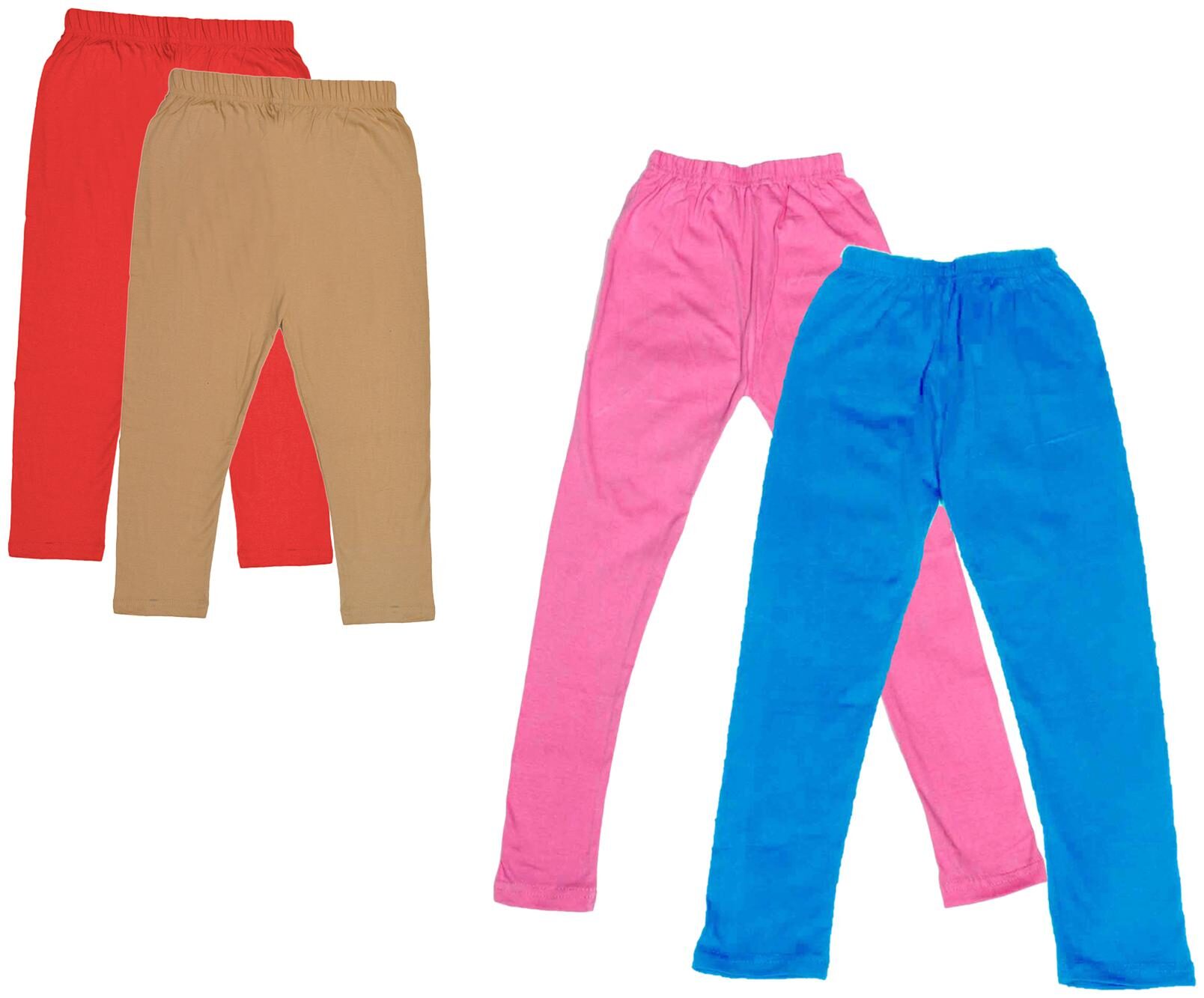 

Kavya Girl Cotton Solid Capri - Multi