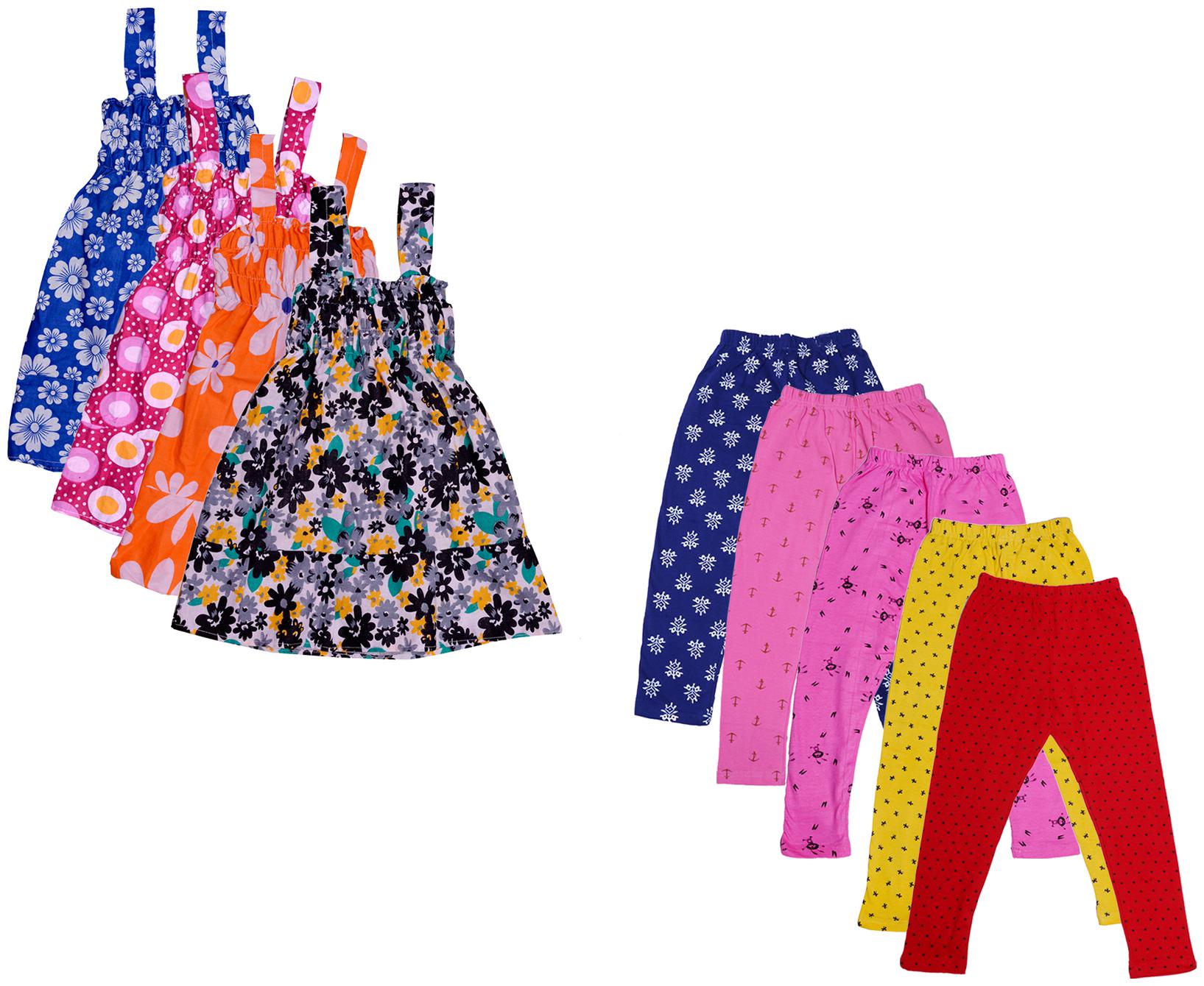 

Kavya Girl Cotton Top Bottom Set - Multi