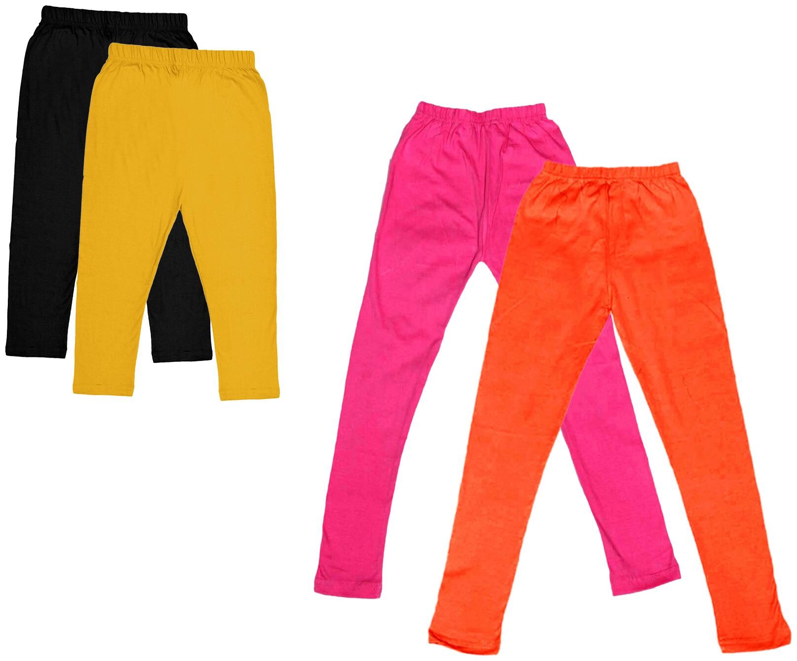 

Kavya Girl Cotton Solid Capri - Multi