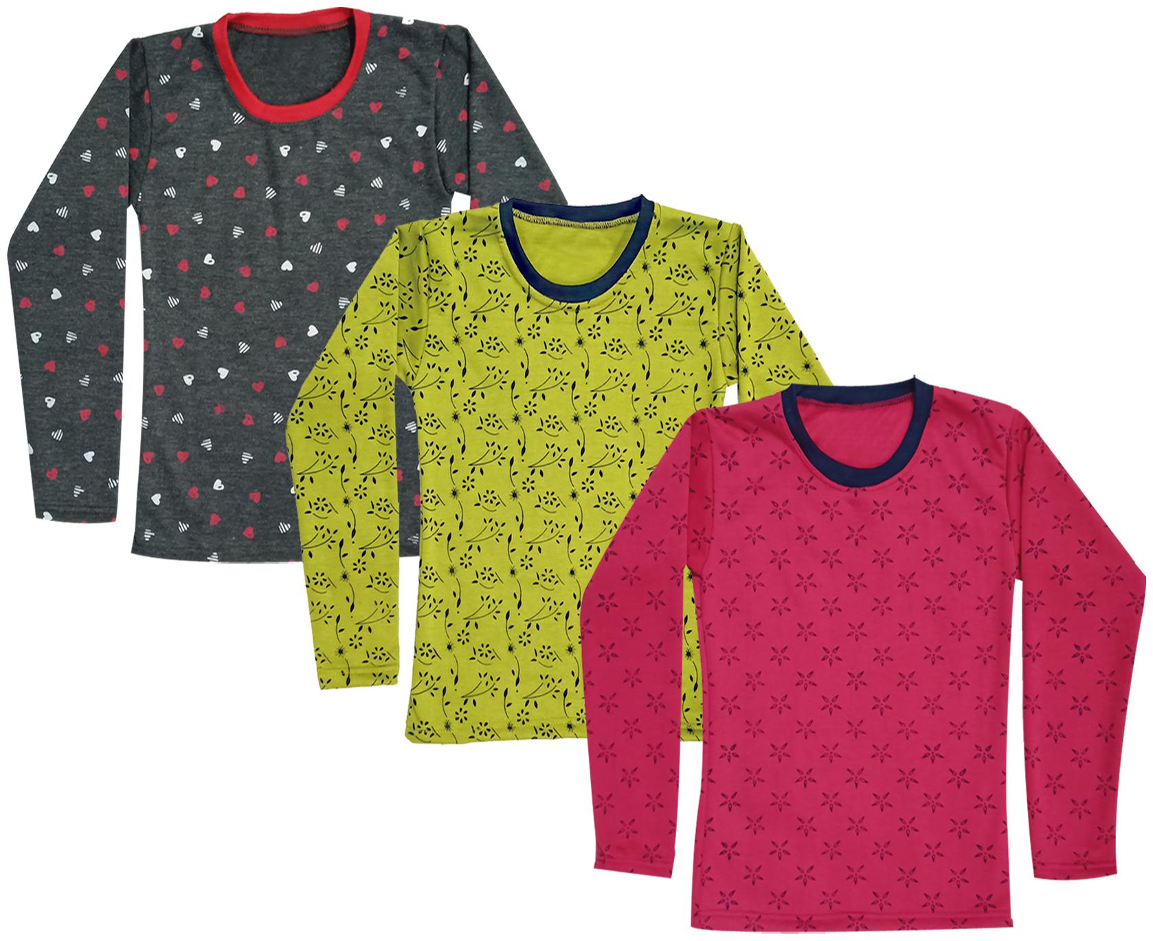 

Kavya Girl Wool Printed T shirt - Multi