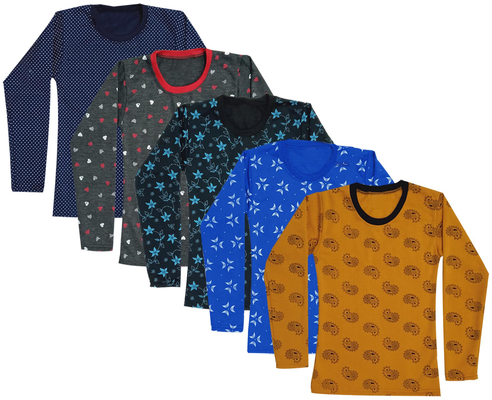 

Kavya Girl Wool Printed T shirt - Multi