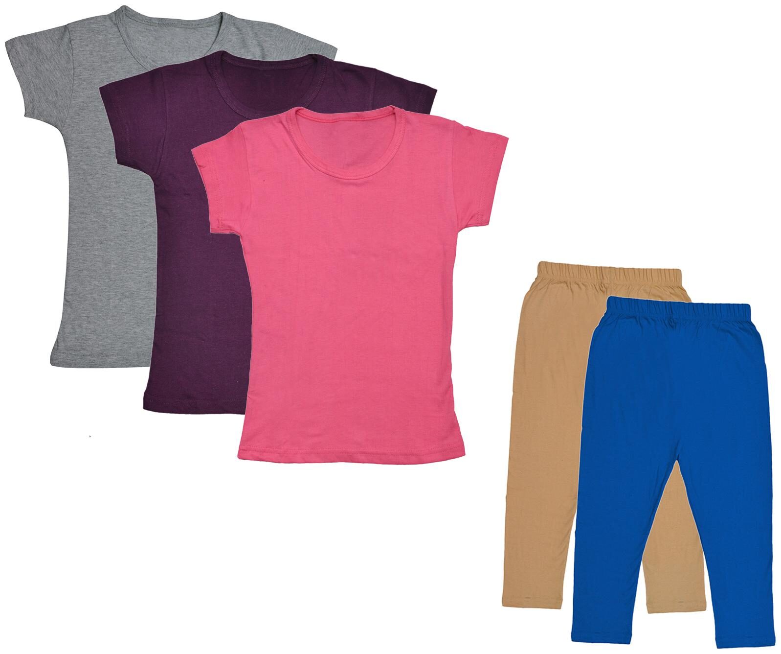 

Kavya Girl Cotton Top Bottom Set - Multi