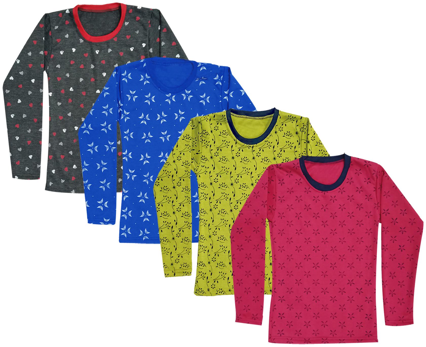 

Kavya Girl Wool Printed T shirt - Multi