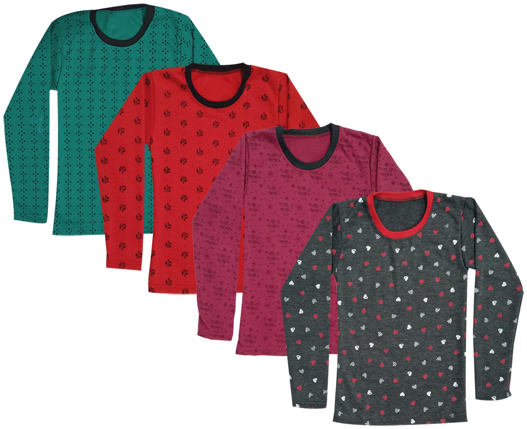 

Kavya Girl Wool Printed T shirt - Multi