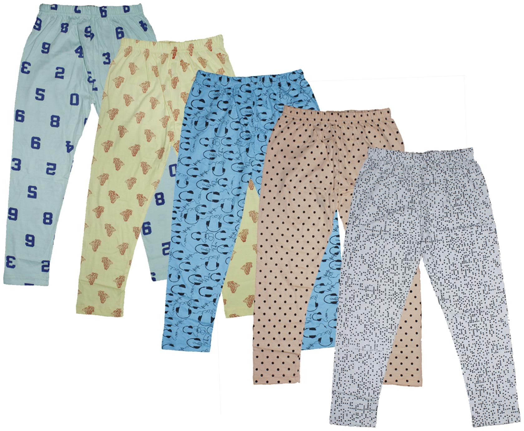 

KAVYA Girls Combo Pack Of Printed Capri Multi (Pack of 5)