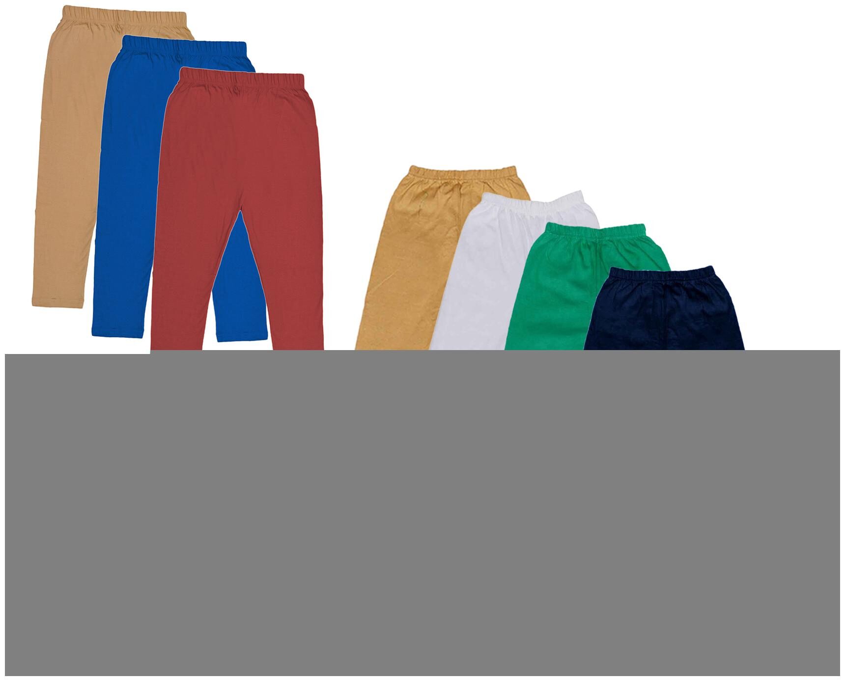 

Kavya Girl Cotton Solid Capri - Multi