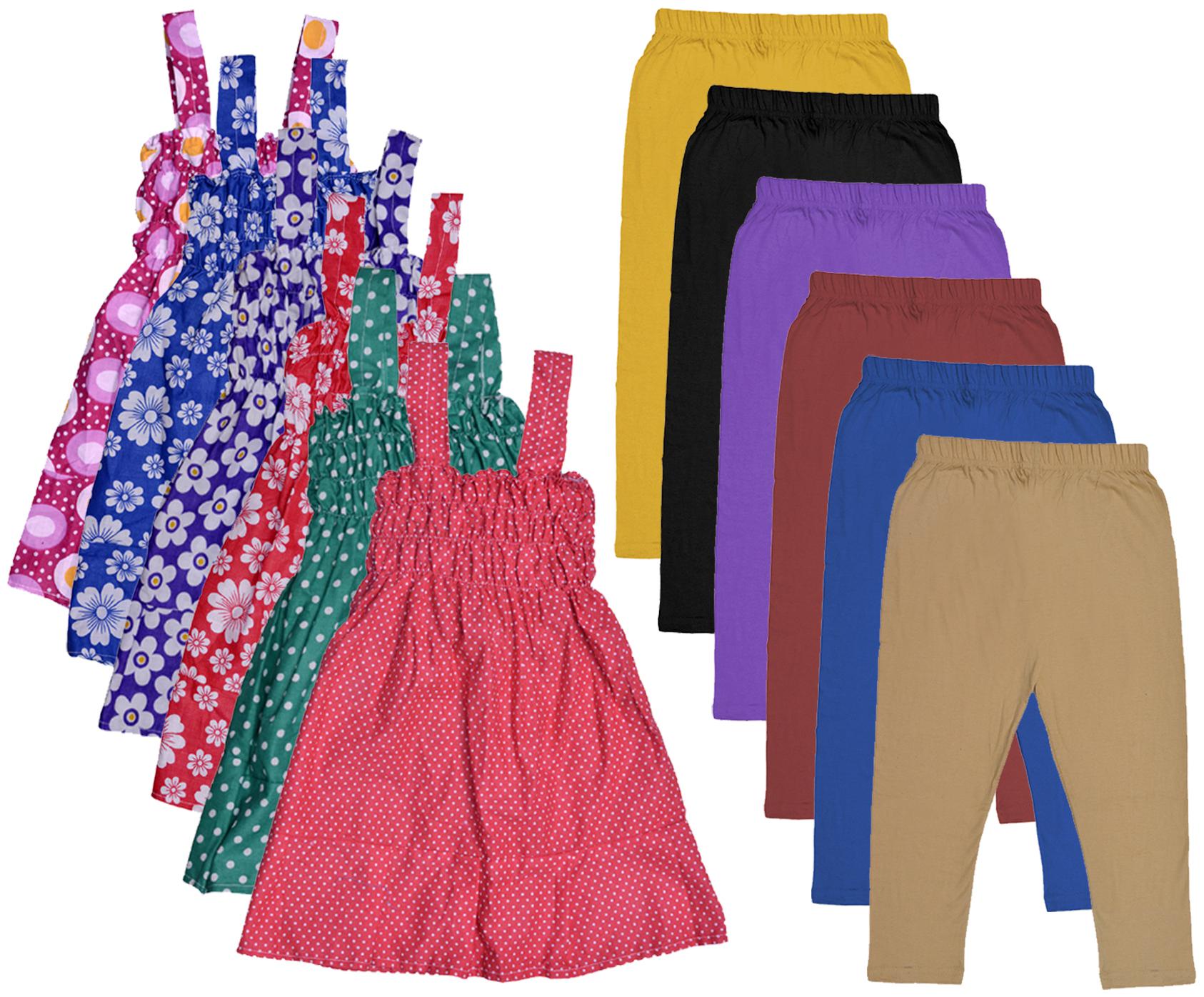 

Kavya Girl Cotton Top Bottom Set - Multi