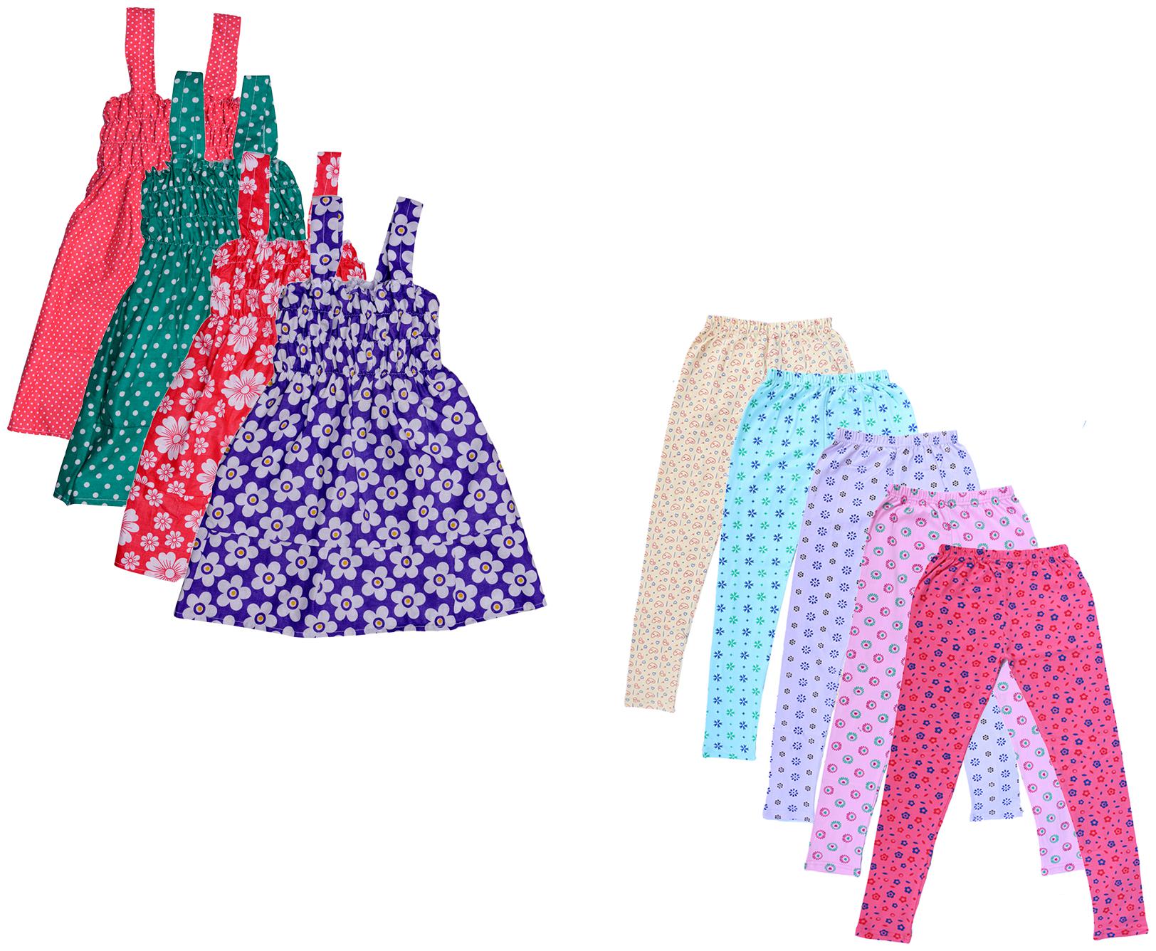 

Kavya Girl Cotton Top Bottom Set - Multi