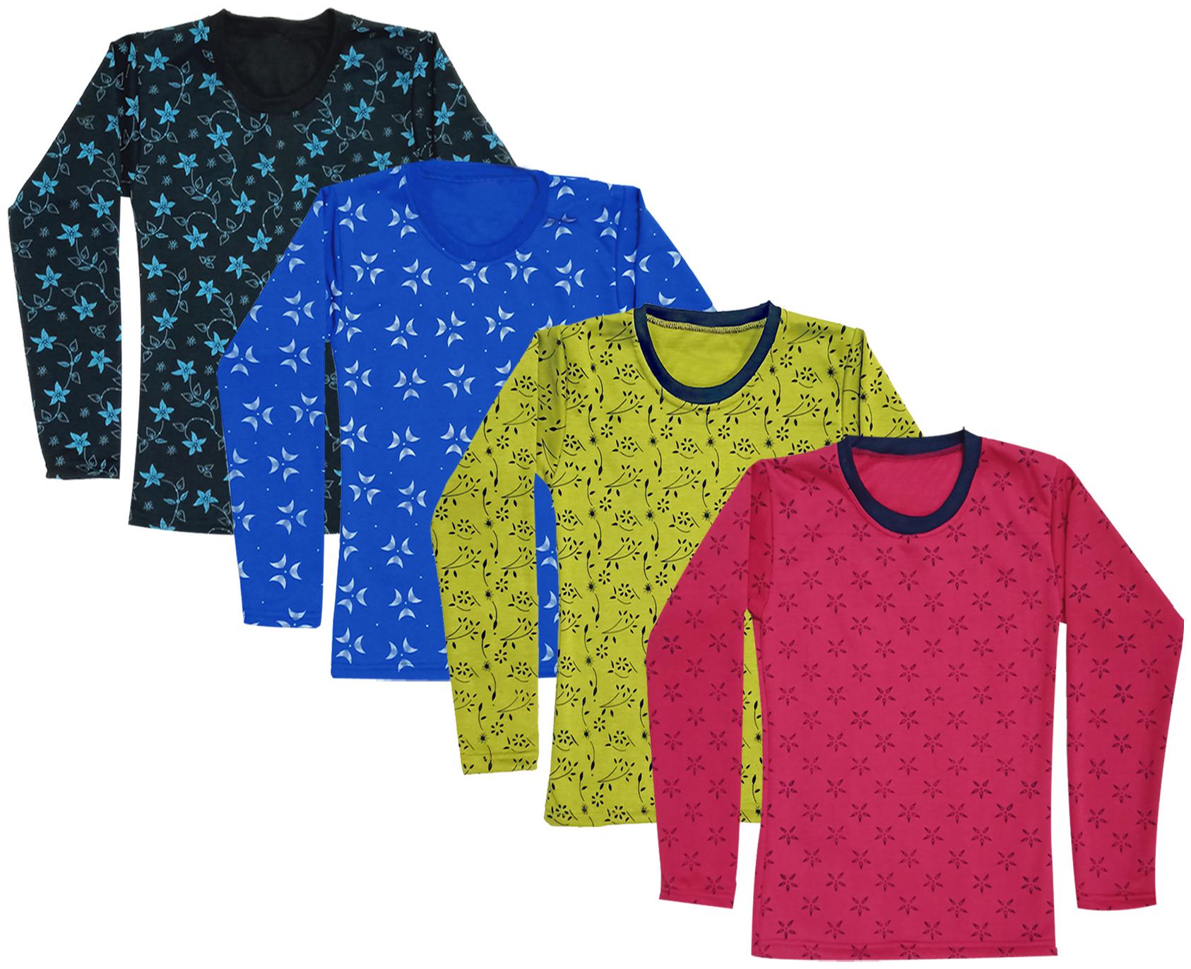 

Kavya Girl Wool Printed T shirt - Multi