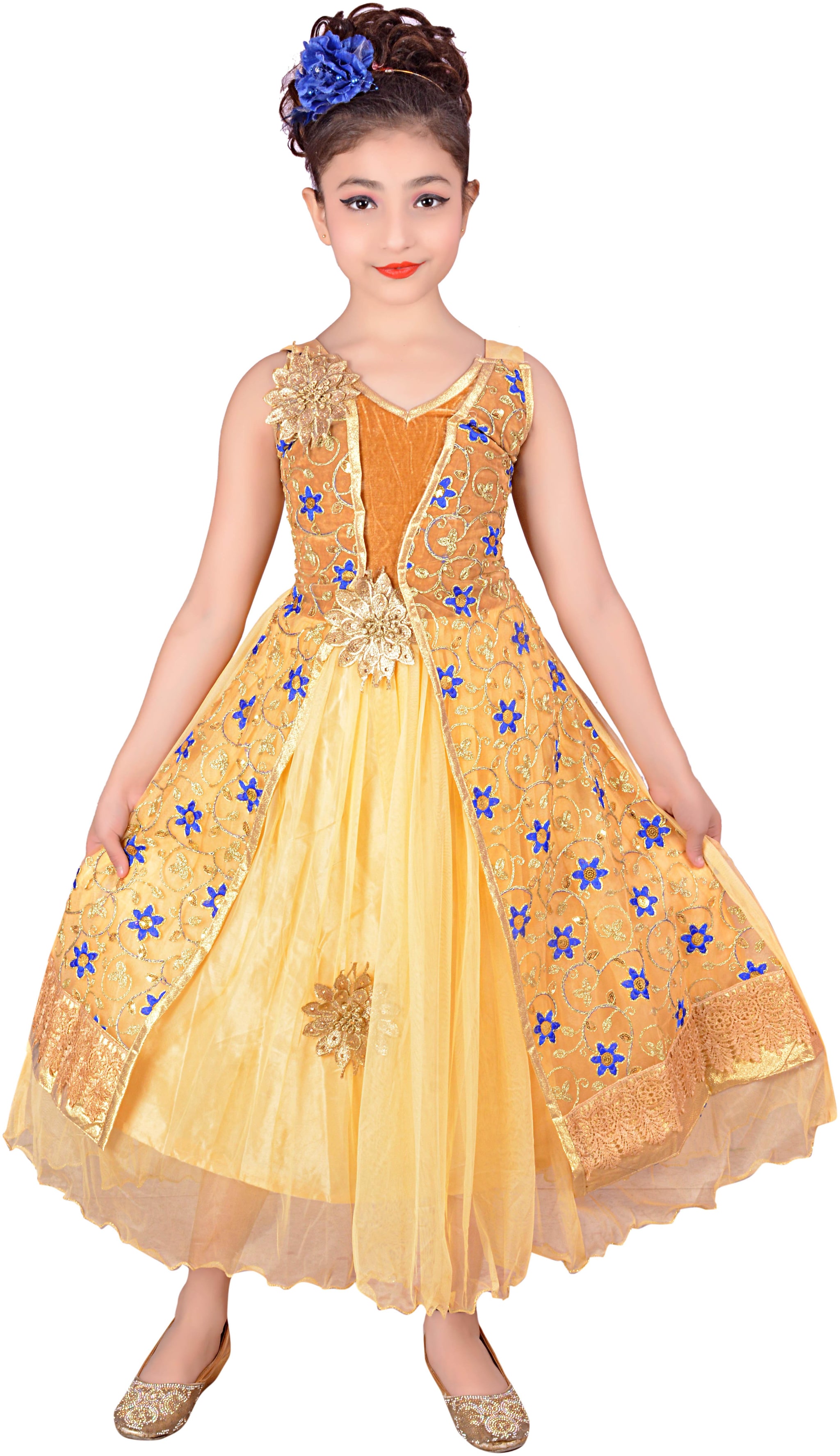 

Kbkids wear festive Or party wear frock