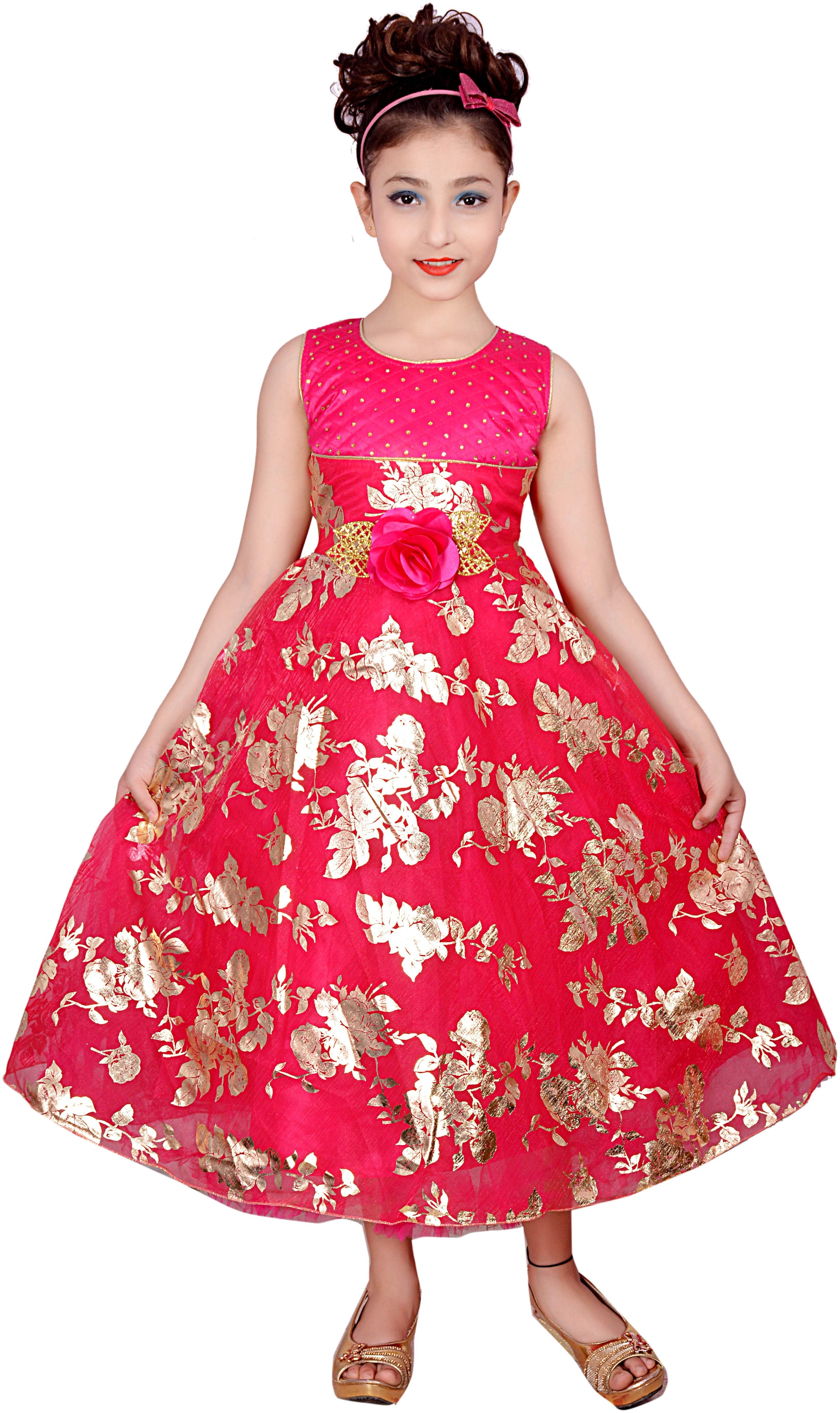 

Kbkids wear festive Or party wear frock