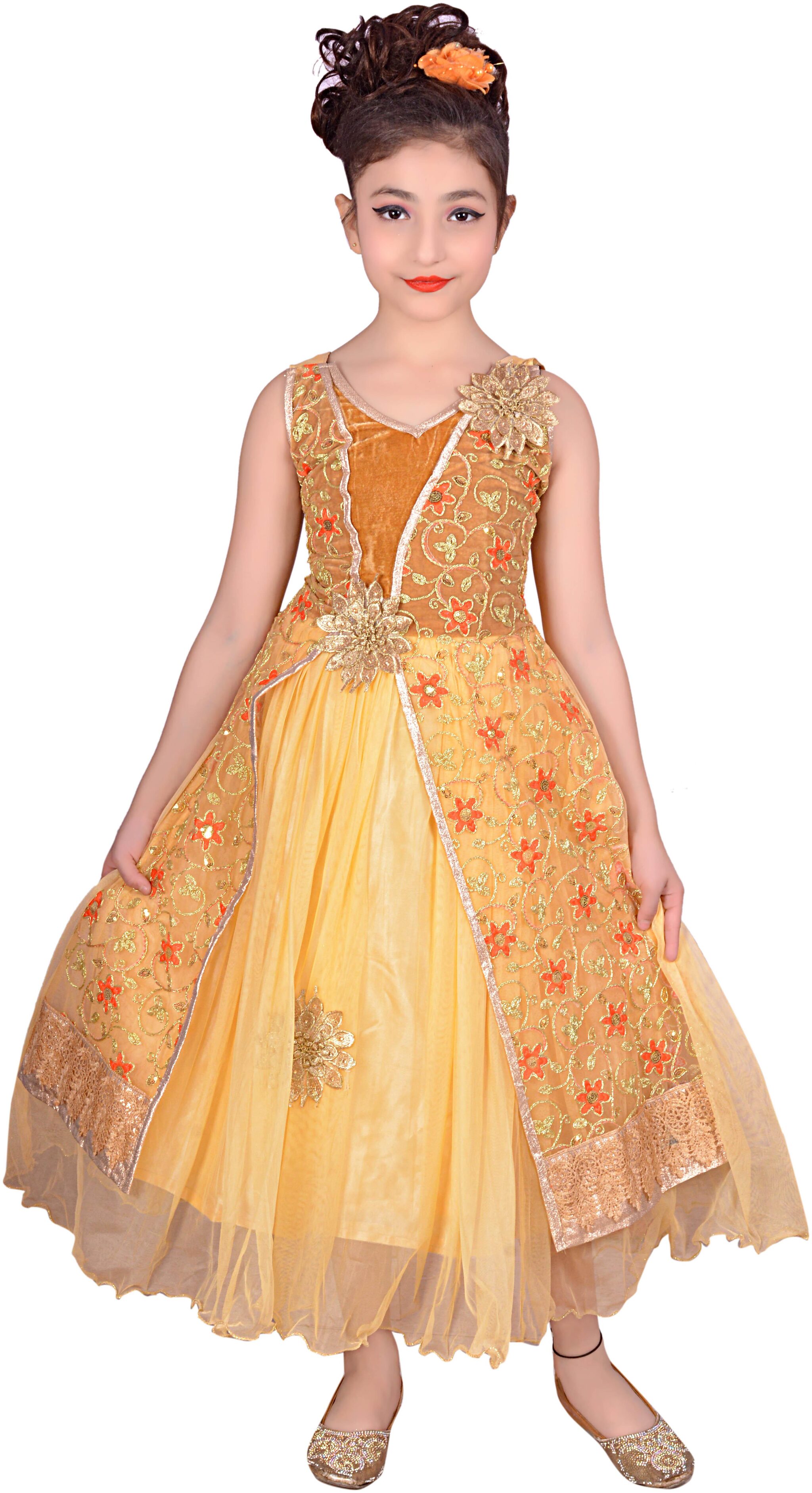 

Kbkids wear festive Or party wear frock