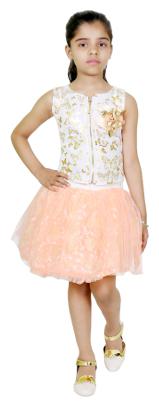 

KBKIDSWEAR Girl s Net Butterfly Print Top and Skirt Set (3 - 4 Years)