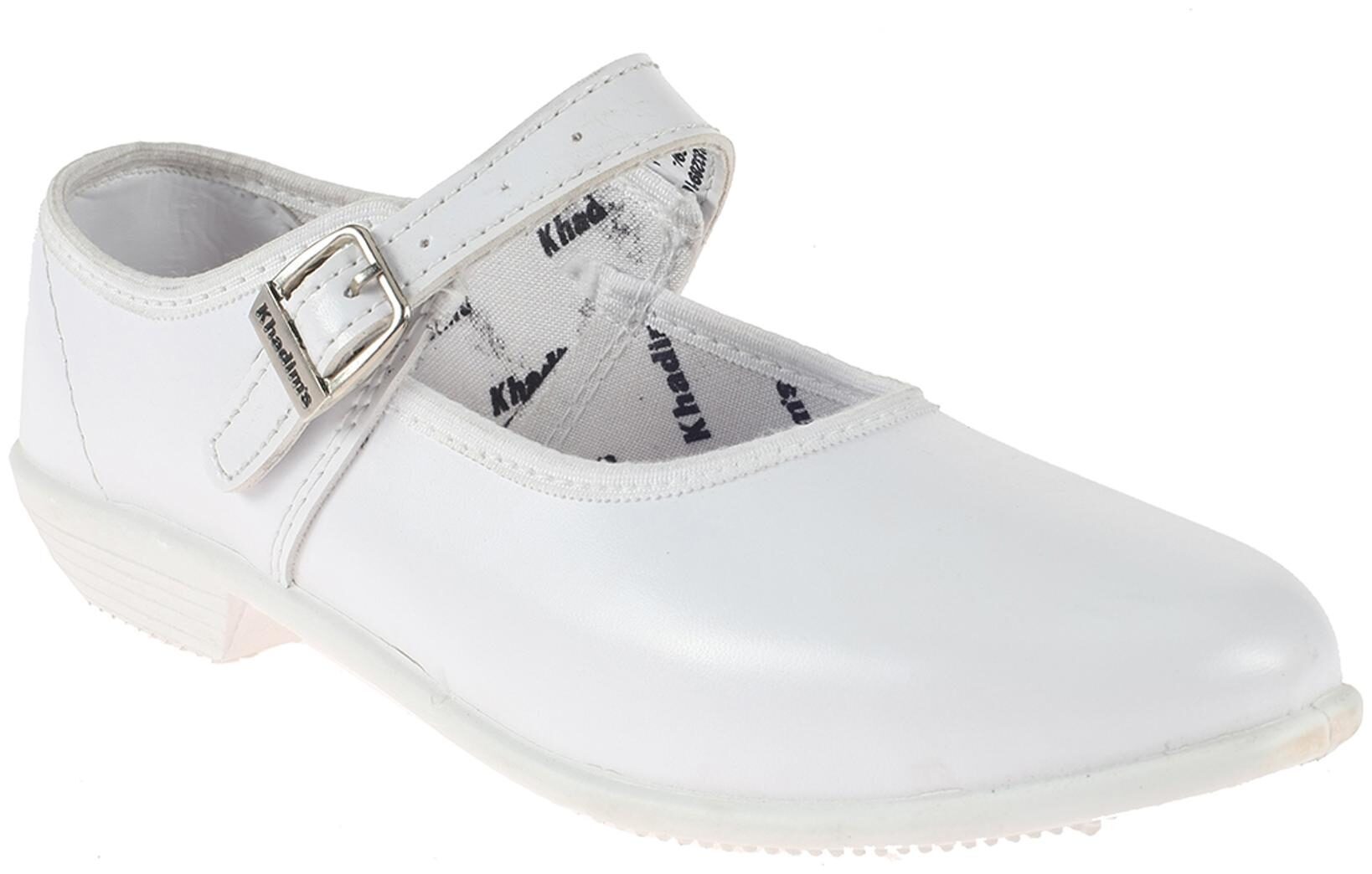 

Khadim s White Girls School shoes